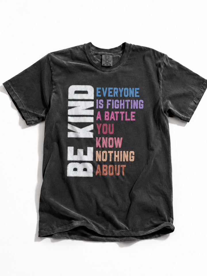 Plus/Reg Short Sleeve Be Kind Graphic Tee