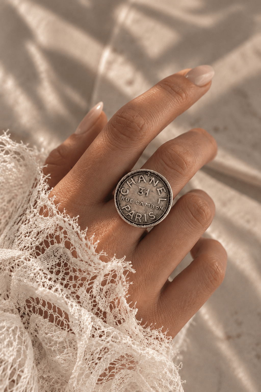 Yochi Coin Ring - Freckled Poppy