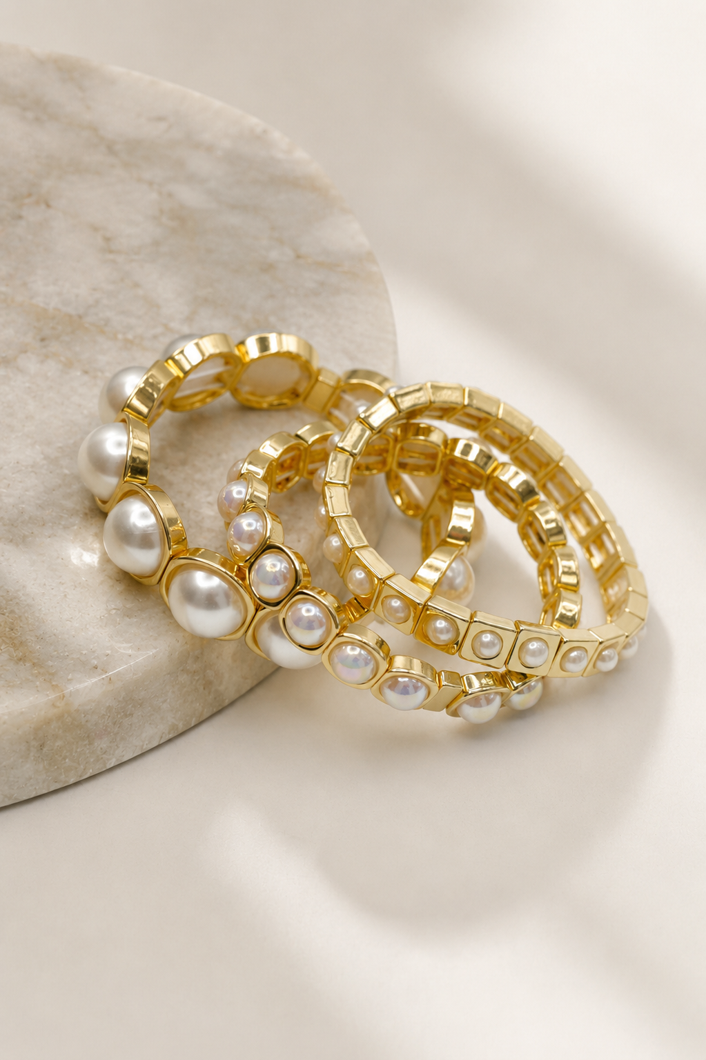 Treasure Jewels All The Pearls Stack Set