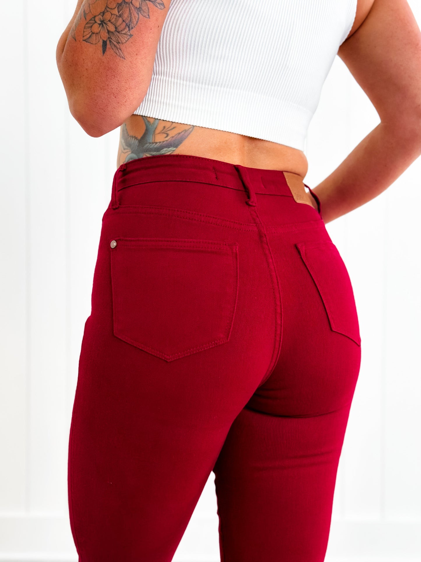 Judy Blue Scarlet Letter High Rise Tummy Control Skinny Jeans