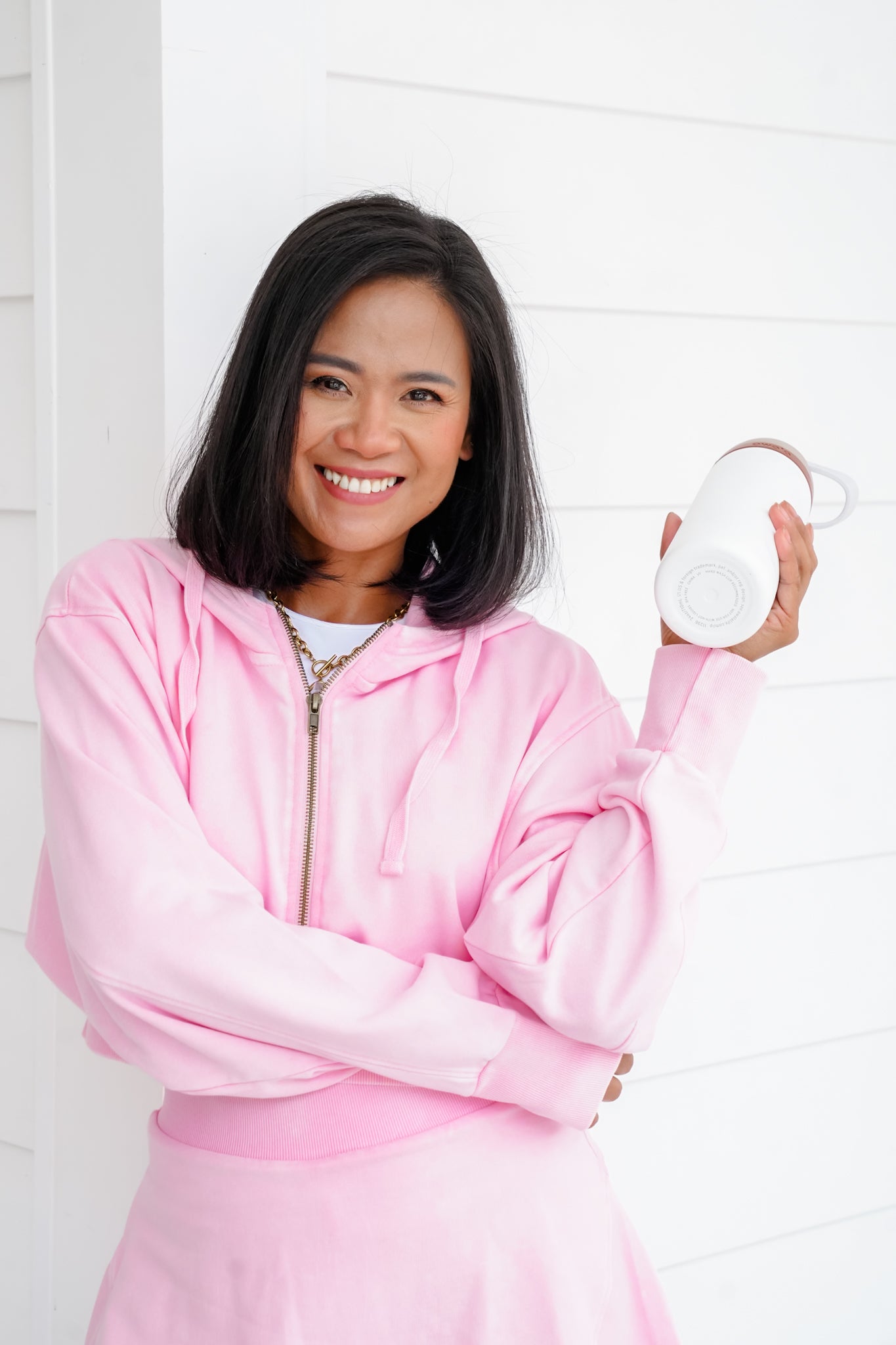 Solid Long Sleeve Cropped Hoodie Top