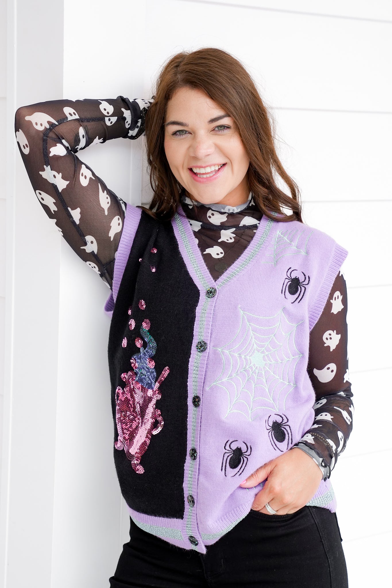Plus/Reg Witchy Elements Sweater Vest