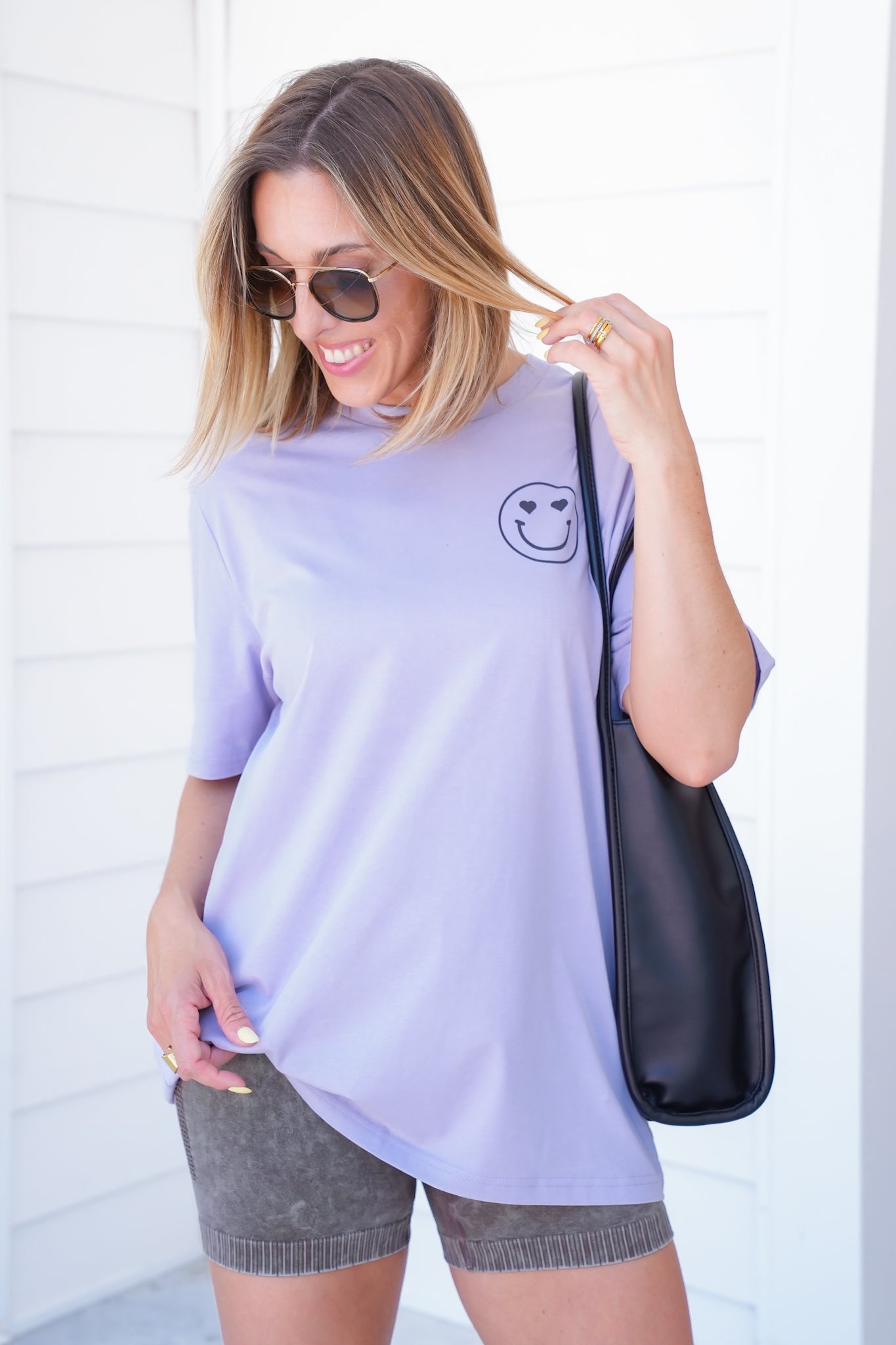 Plus/Reg Short Sleeve "On My Husbands Last Nerve" Graphic Tee