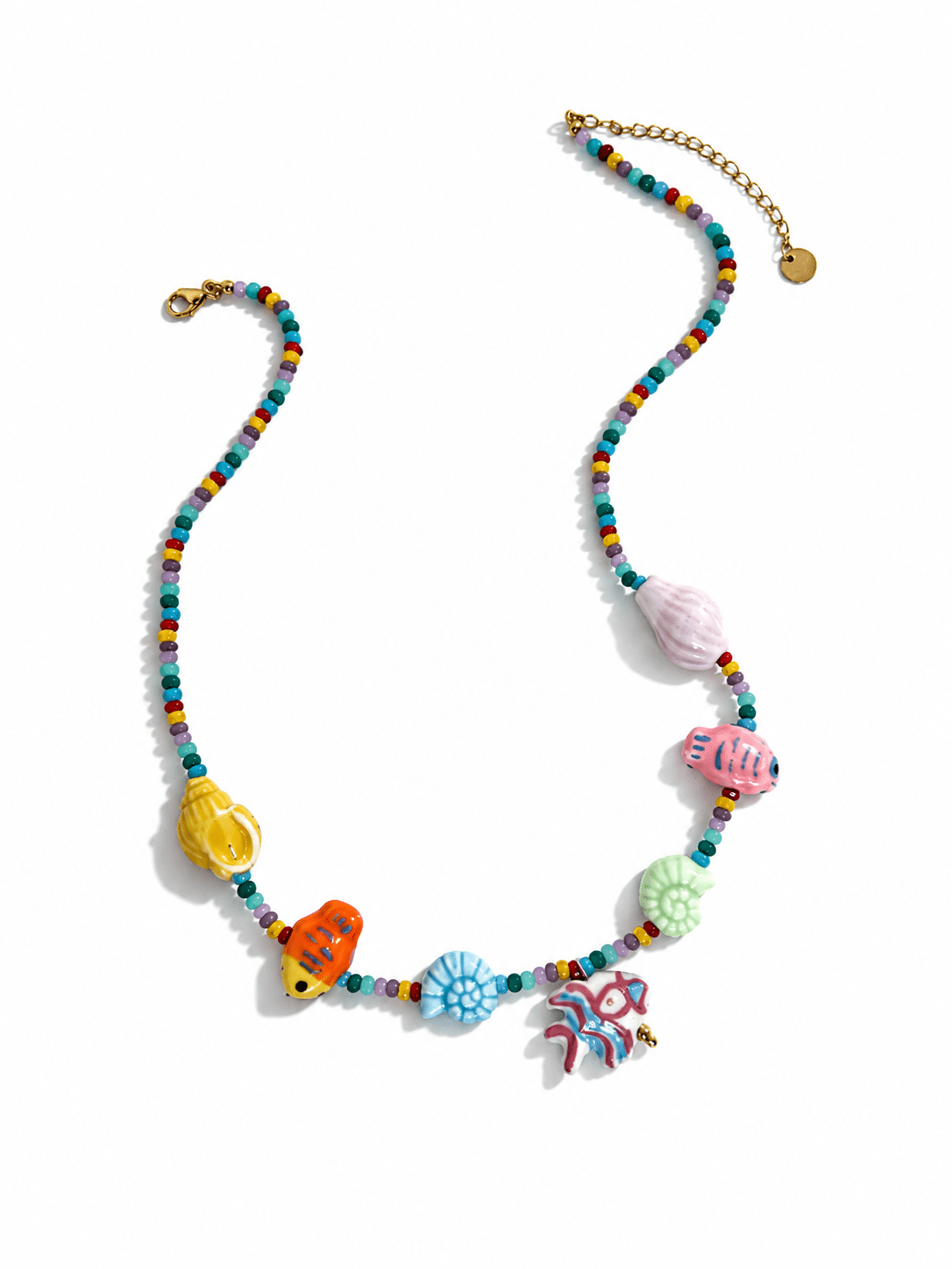 Treasure Jewels Starfish Splash Necklace - Freckled Poppy