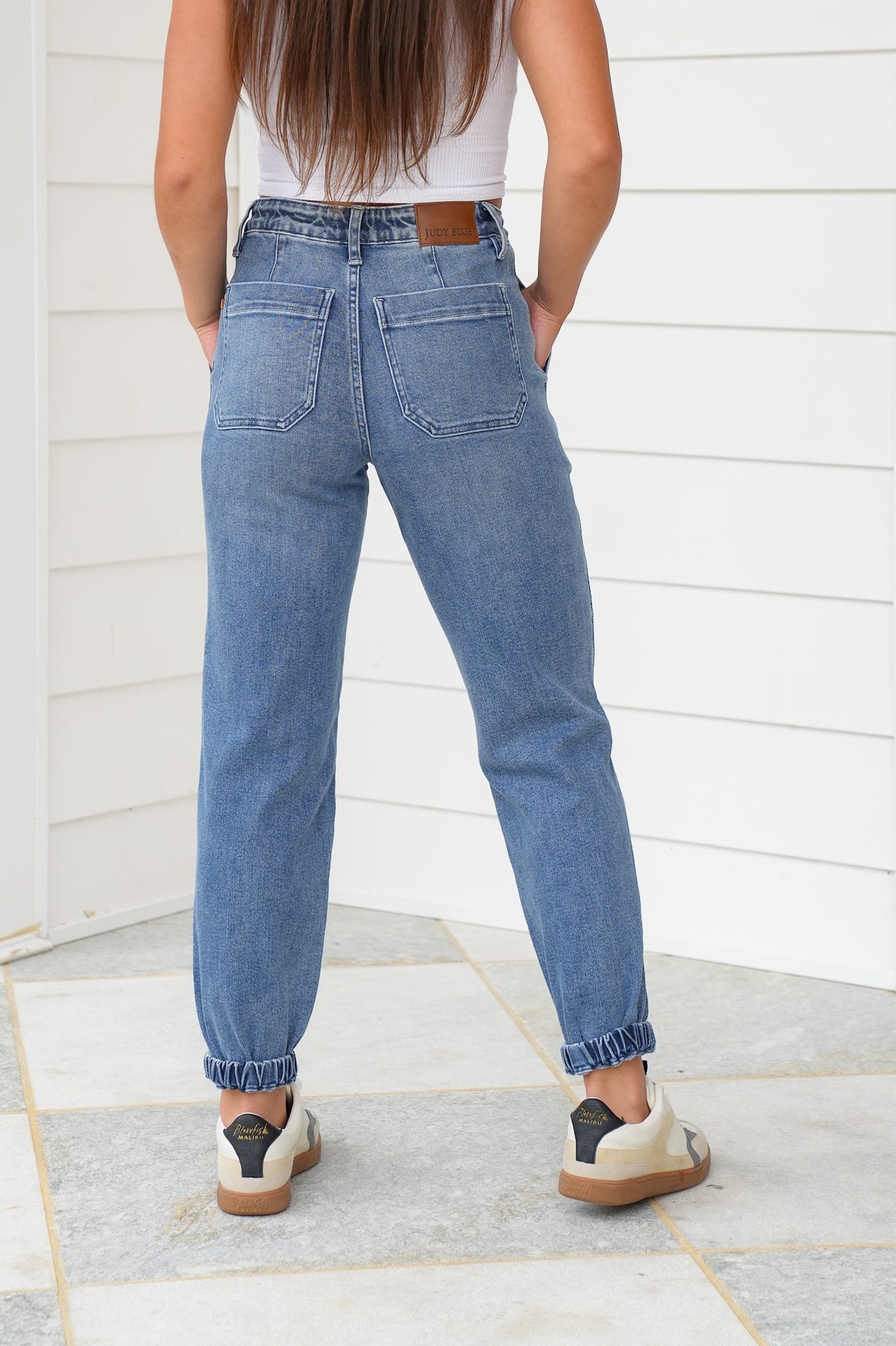 Judy Blue High Rise Medium Wash Joggers