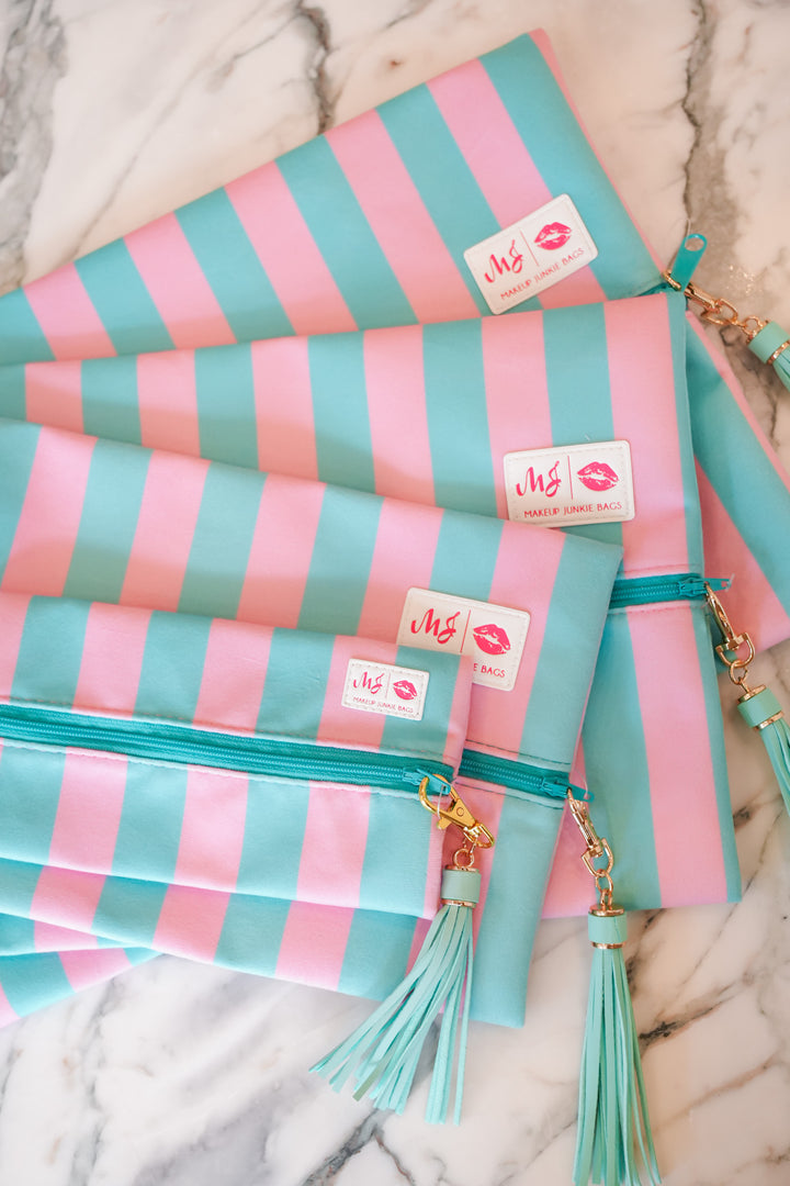 Makeup Junkie Bags Cabana Mint