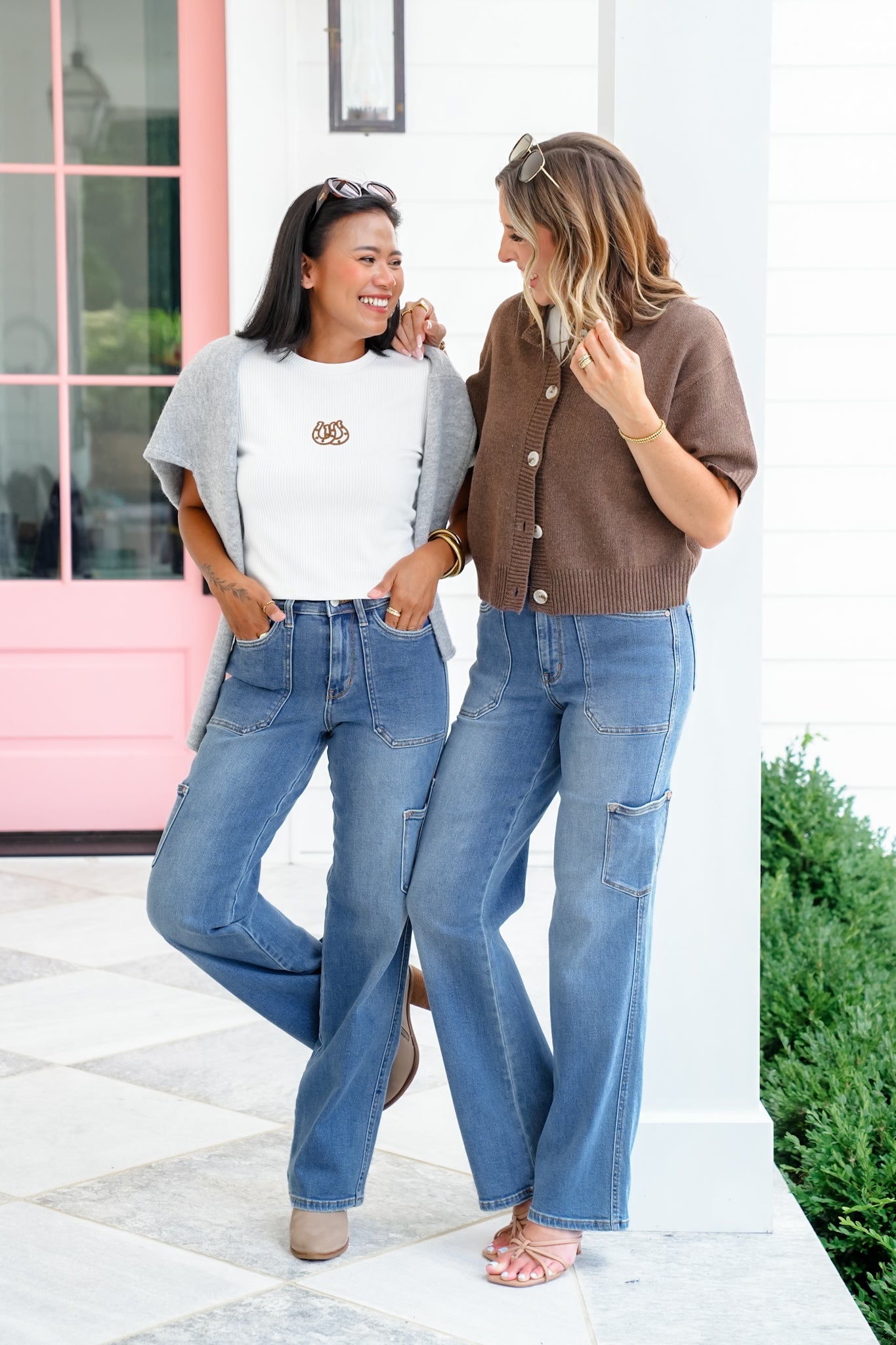 Judy Blue High Rise Medium Wash 90's Straight Leg Jeans with Side Pockets