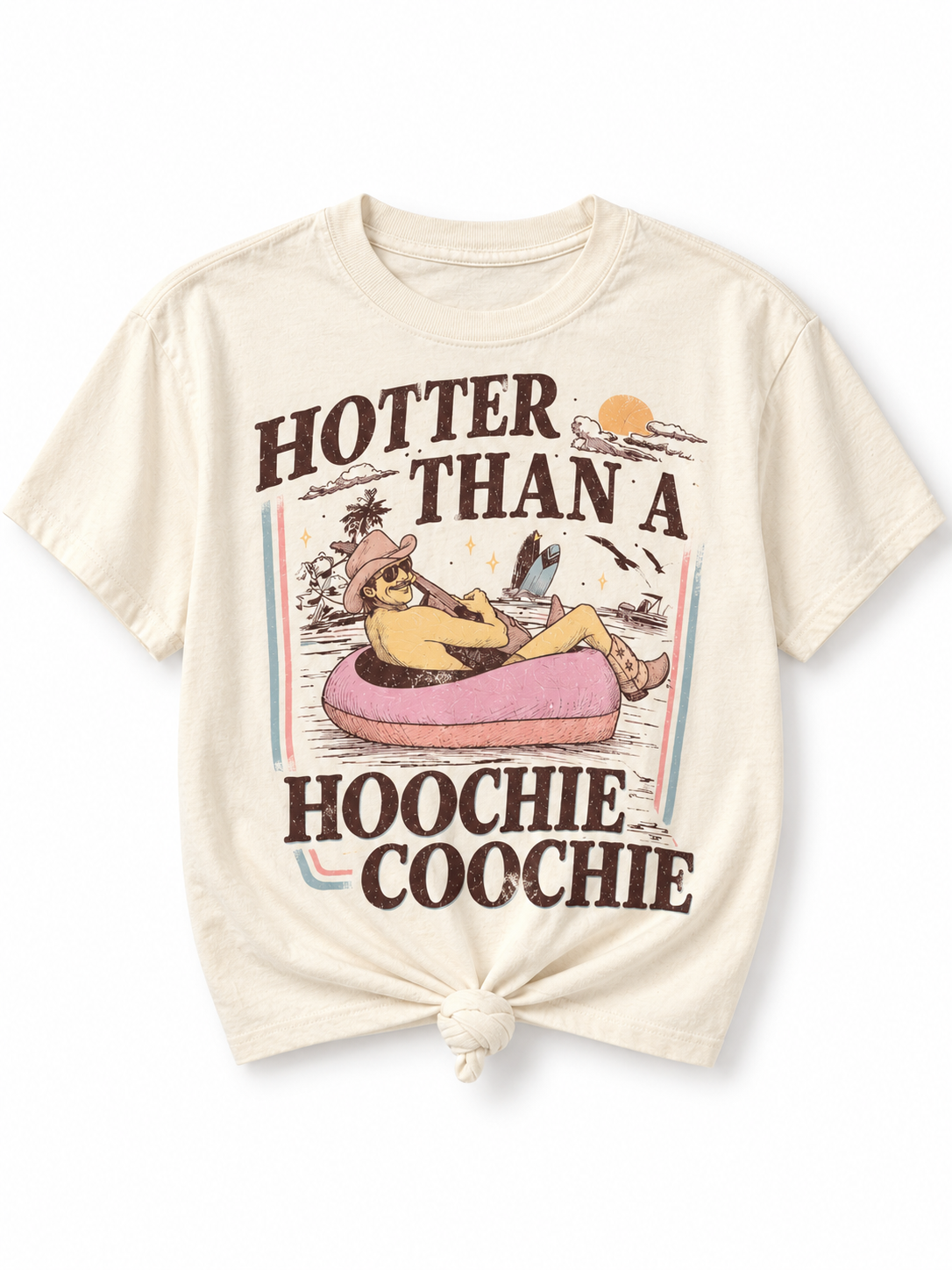 Plus/Reg Short Sleeve "Hotter Than.." Graphic Tee
