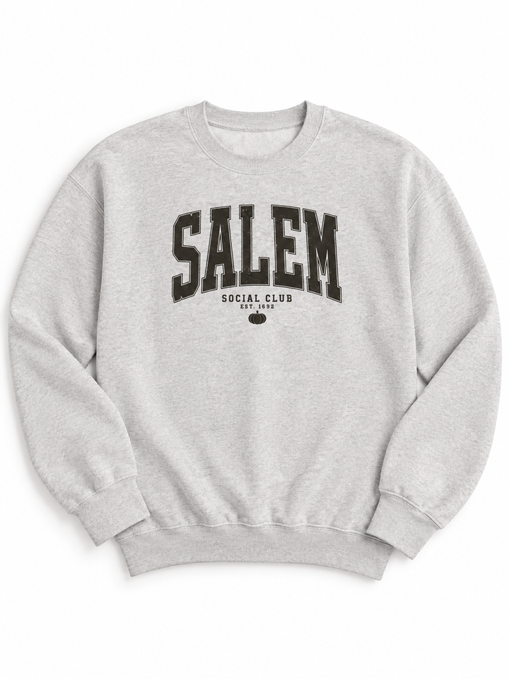 Plus/Reg Long Sleeve Salem Social Club Graphic Sweatshirt