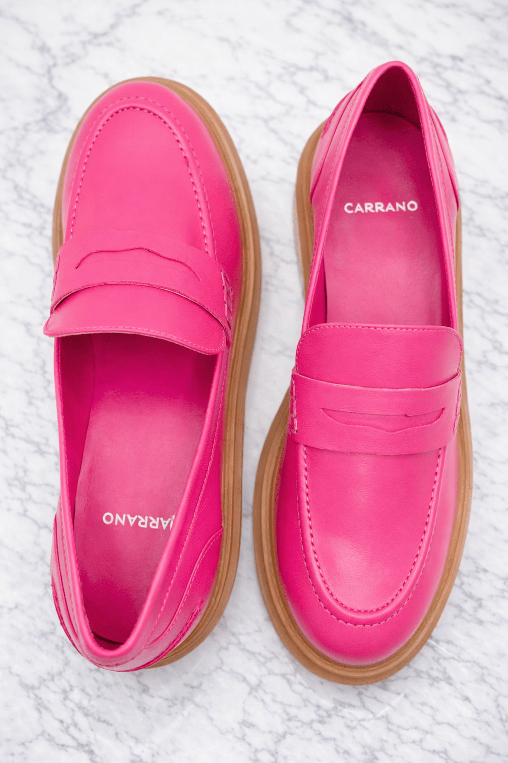 Chunky Lug Sole Platform Loafer - Freckled Poppy