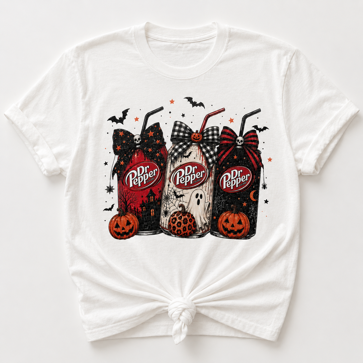 Plus/Reg Short Sleeve Halloween Dr. Pepper Graphic Tee