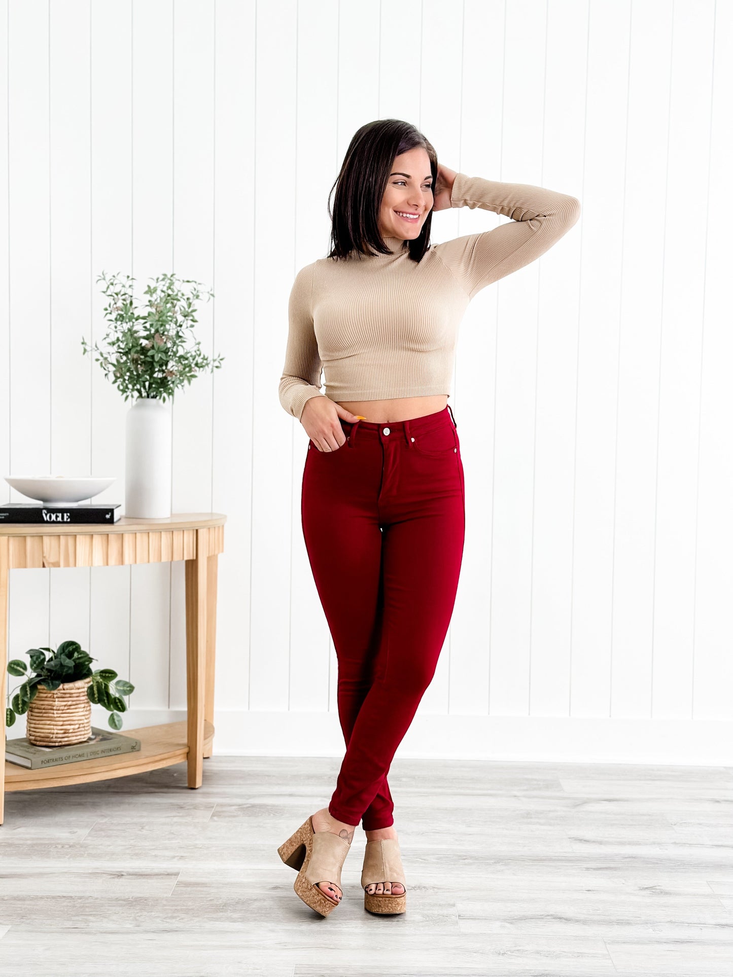 Judy Blue Scarlet Letter High Rise Tummy Control Skinny Jeans