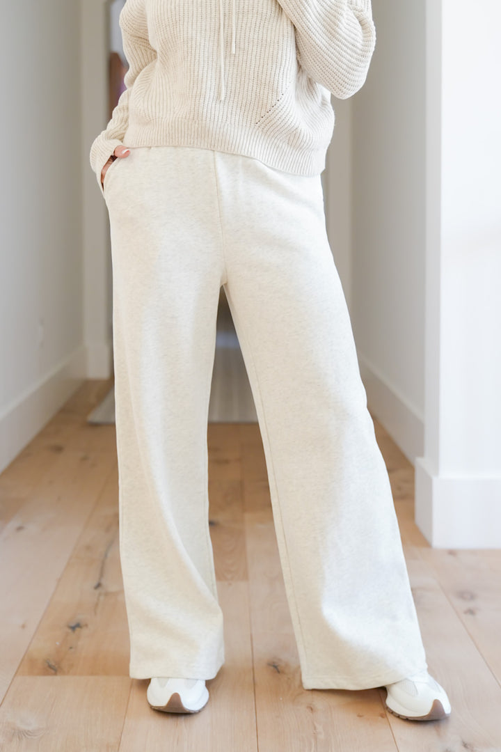 Knit Elastic Waist Sweatpants