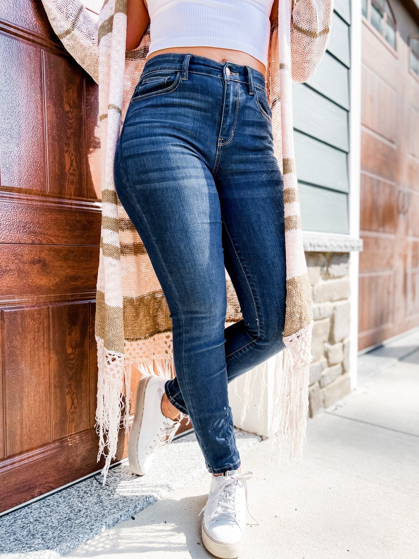 Judy Blue Sweet Escape Dark Wash Relaxed Fit Jeans