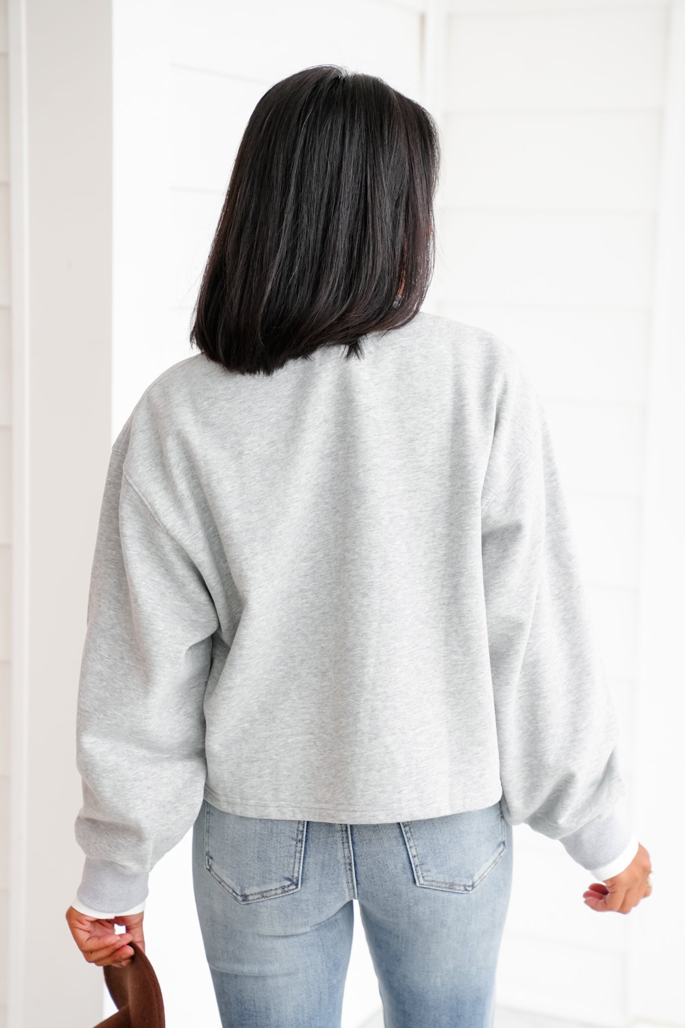 Long Sleeve "Nashville" Crew Neck Pullover Top