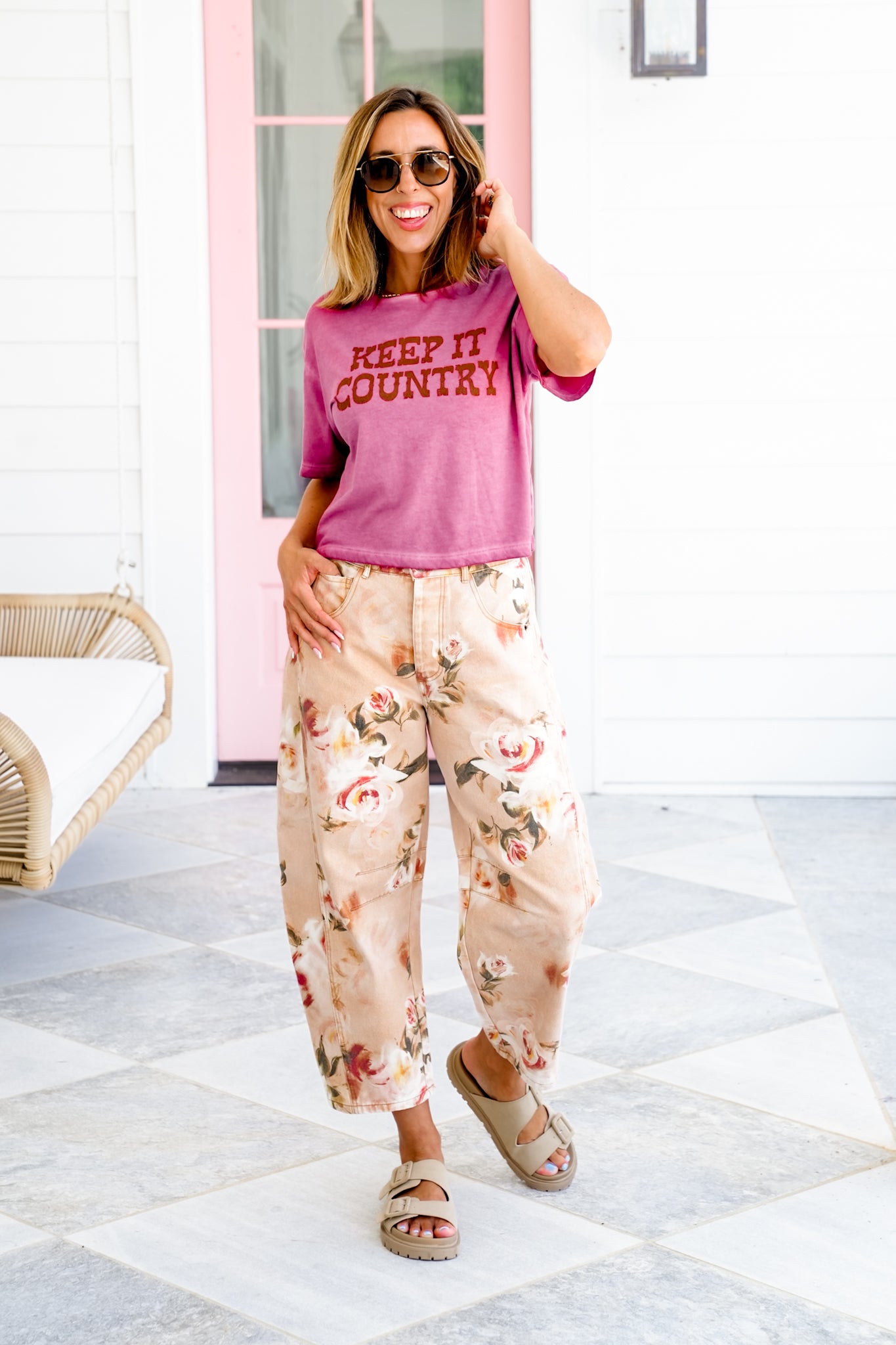 Short Sleeve "Keep It Country" Graphic Tee