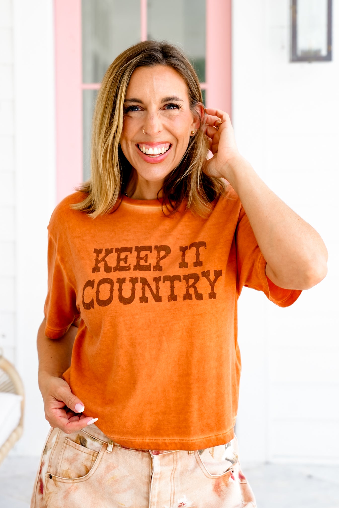 Short Sleeve "Keep It Country" Graphic Tee