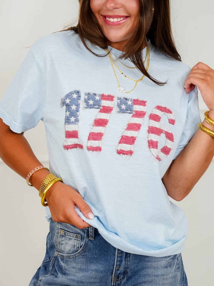 Plus/Reg Short Sleeve Friends "1776 Stars & Stripes" Graphic Tee
