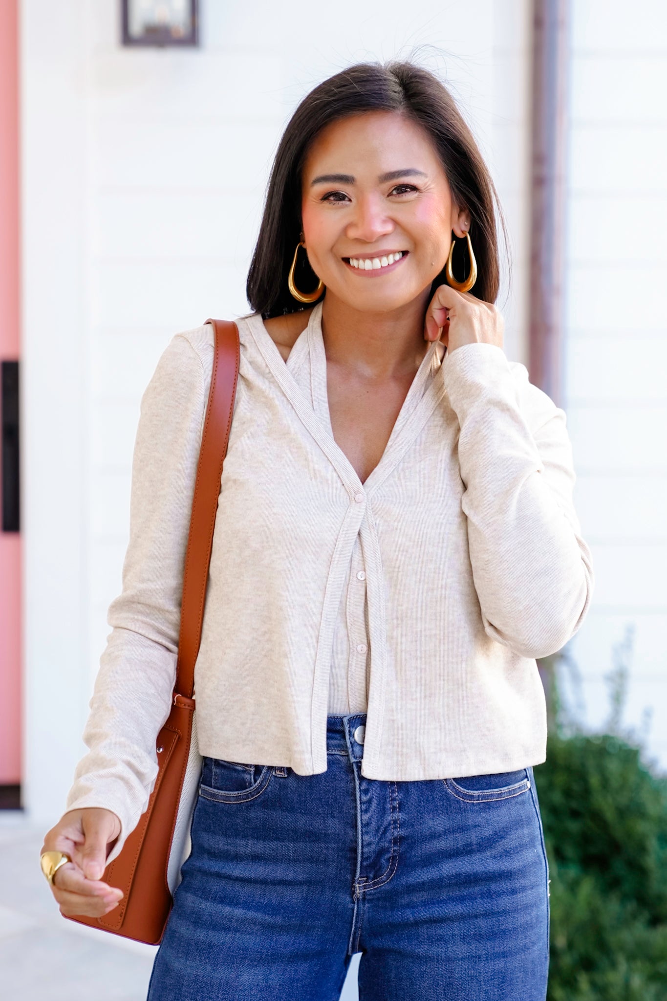 Long Sleeve Layered Cardigan Top