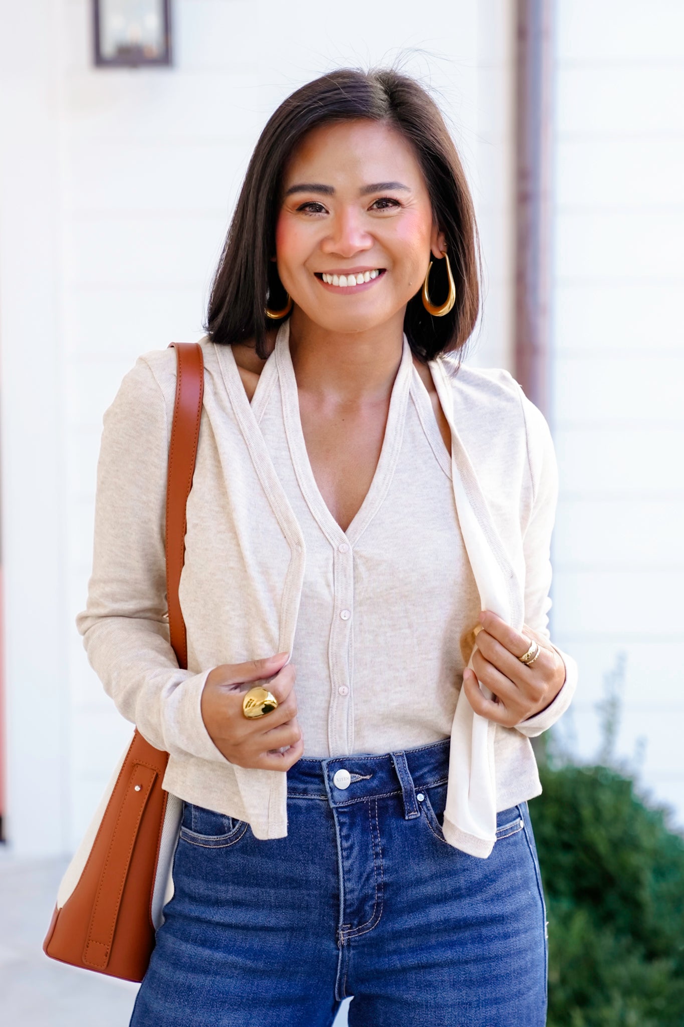Long Sleeve Layered Cardigan Top