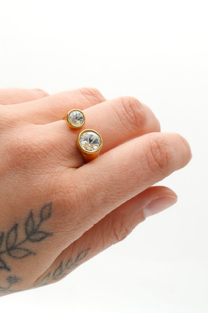 Treasure Jewels Double Sparkle Ring