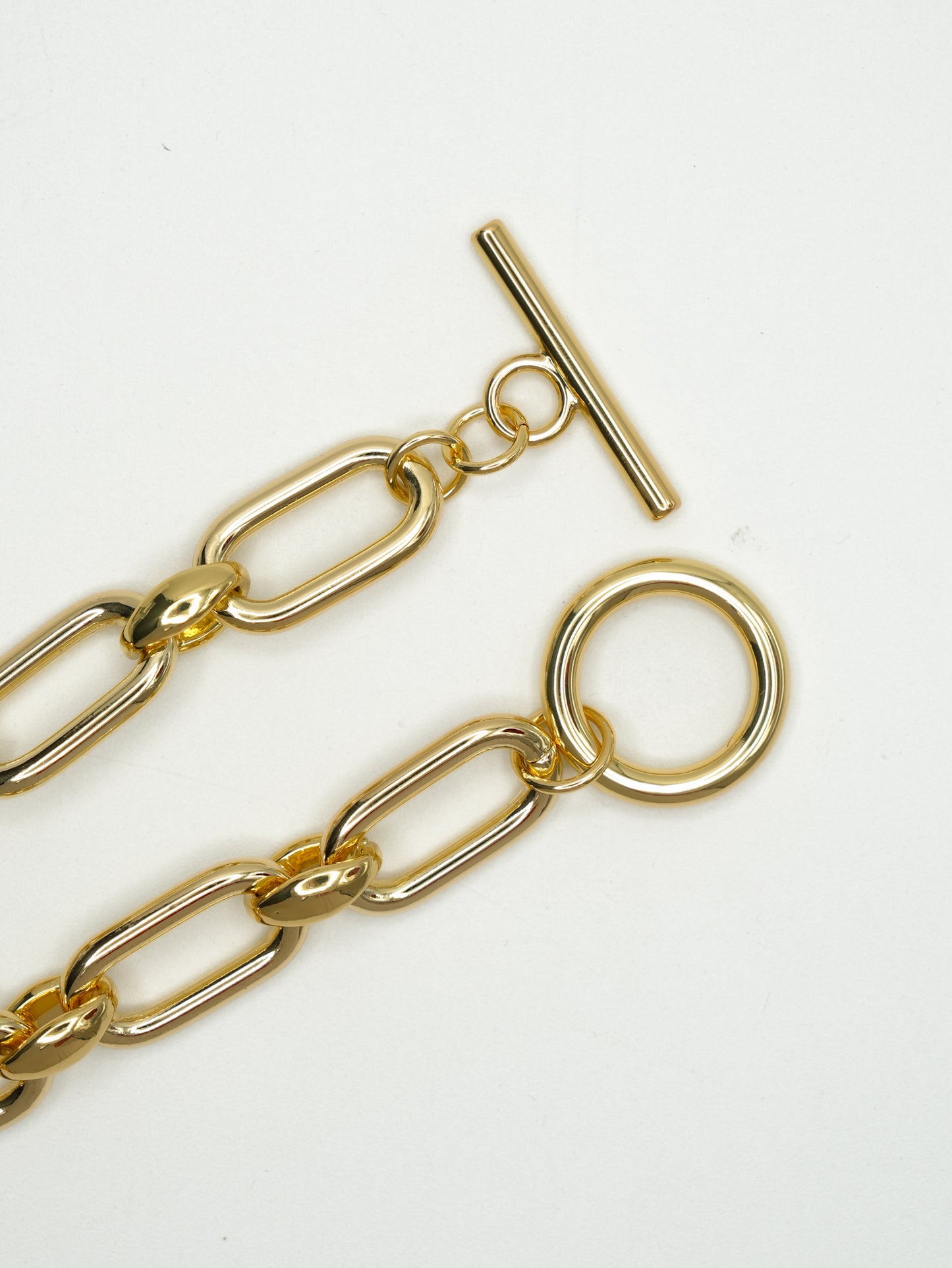 Large Paperclip Toggle Necklace