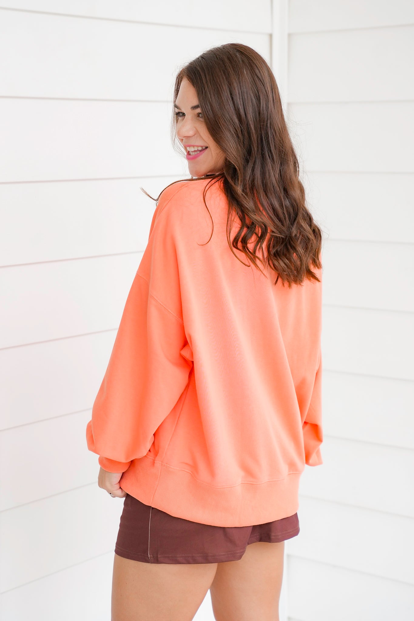 Long Sleeve Halloween Yarn Contour Sweatshirt