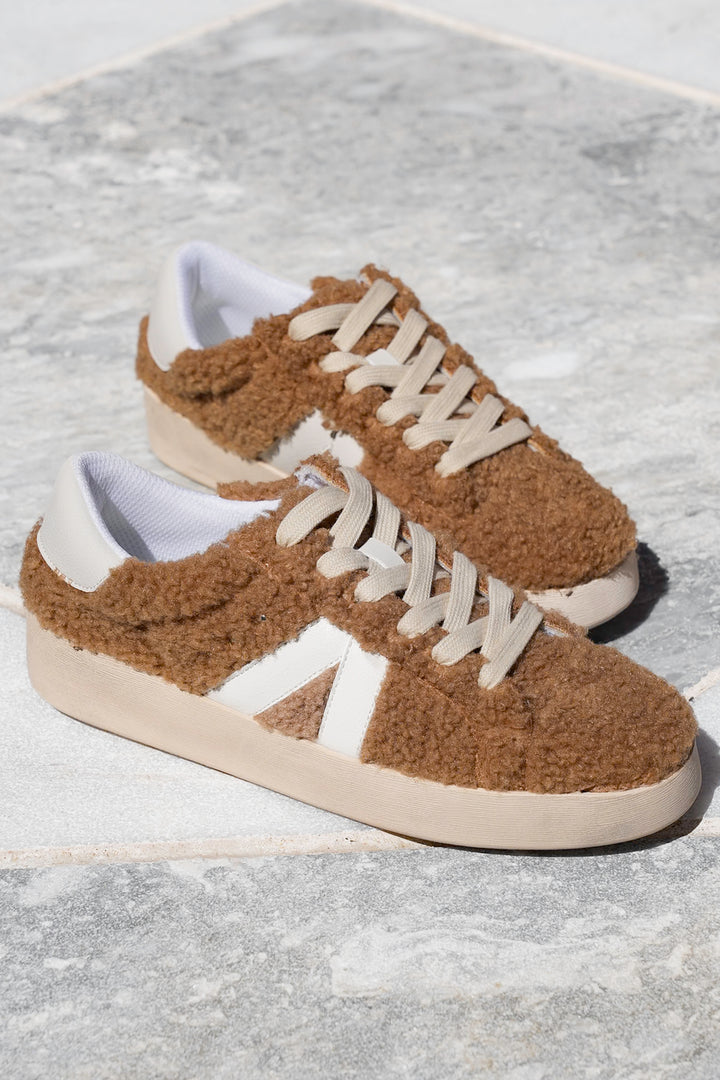 Corky's "No Chaser" Vegan Fur Low Tops Sneakers