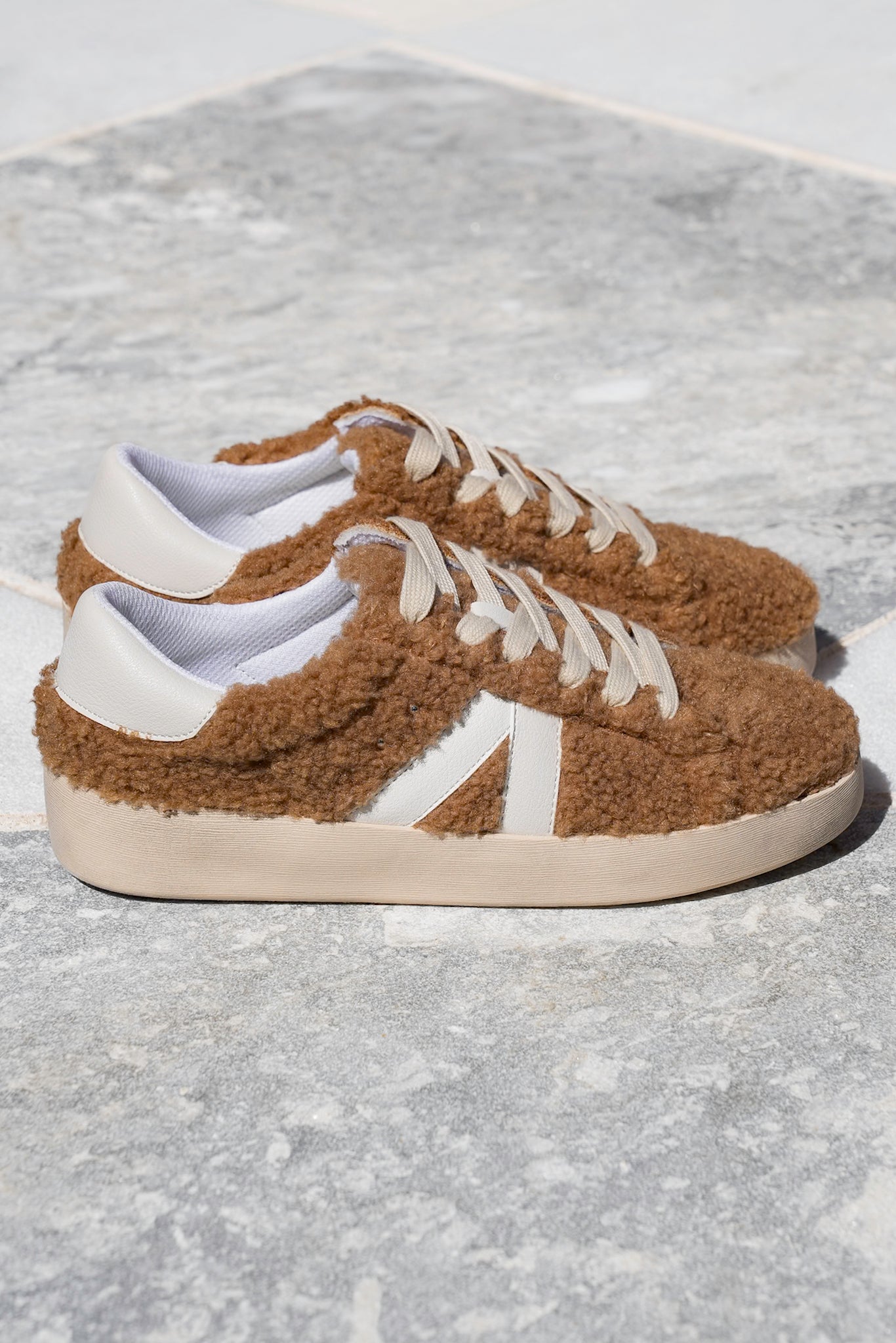 Corky's "No Chaser" Vegan Fur Low Tops Sneakers