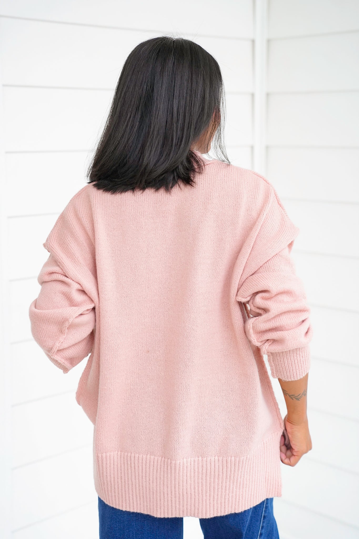 Long Sleeve Pumpkin Sweater with Lace Bows