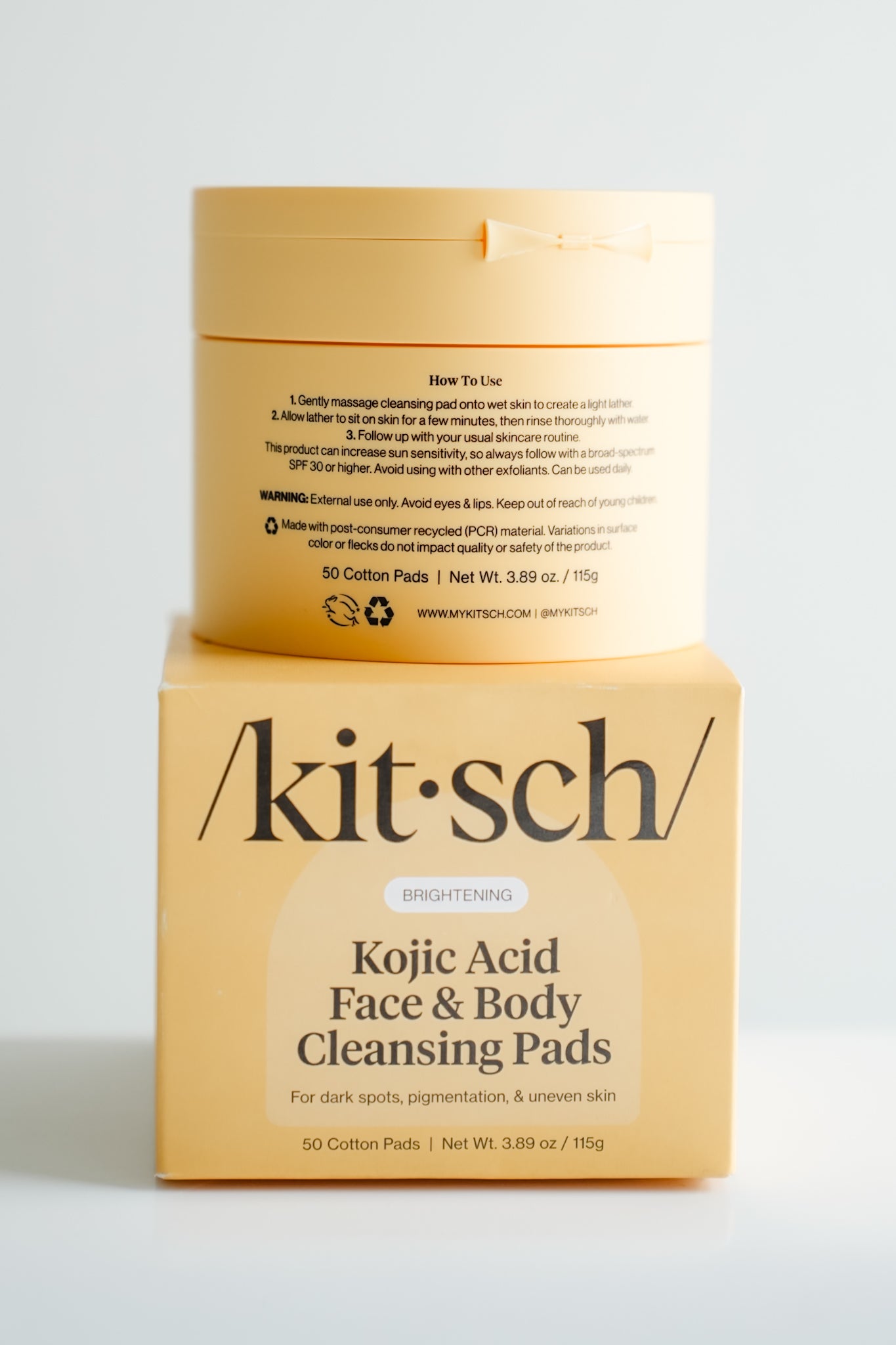 Restock! Kitsch Kojic Acid Face & Body Cleansing Pads *Final Sale*