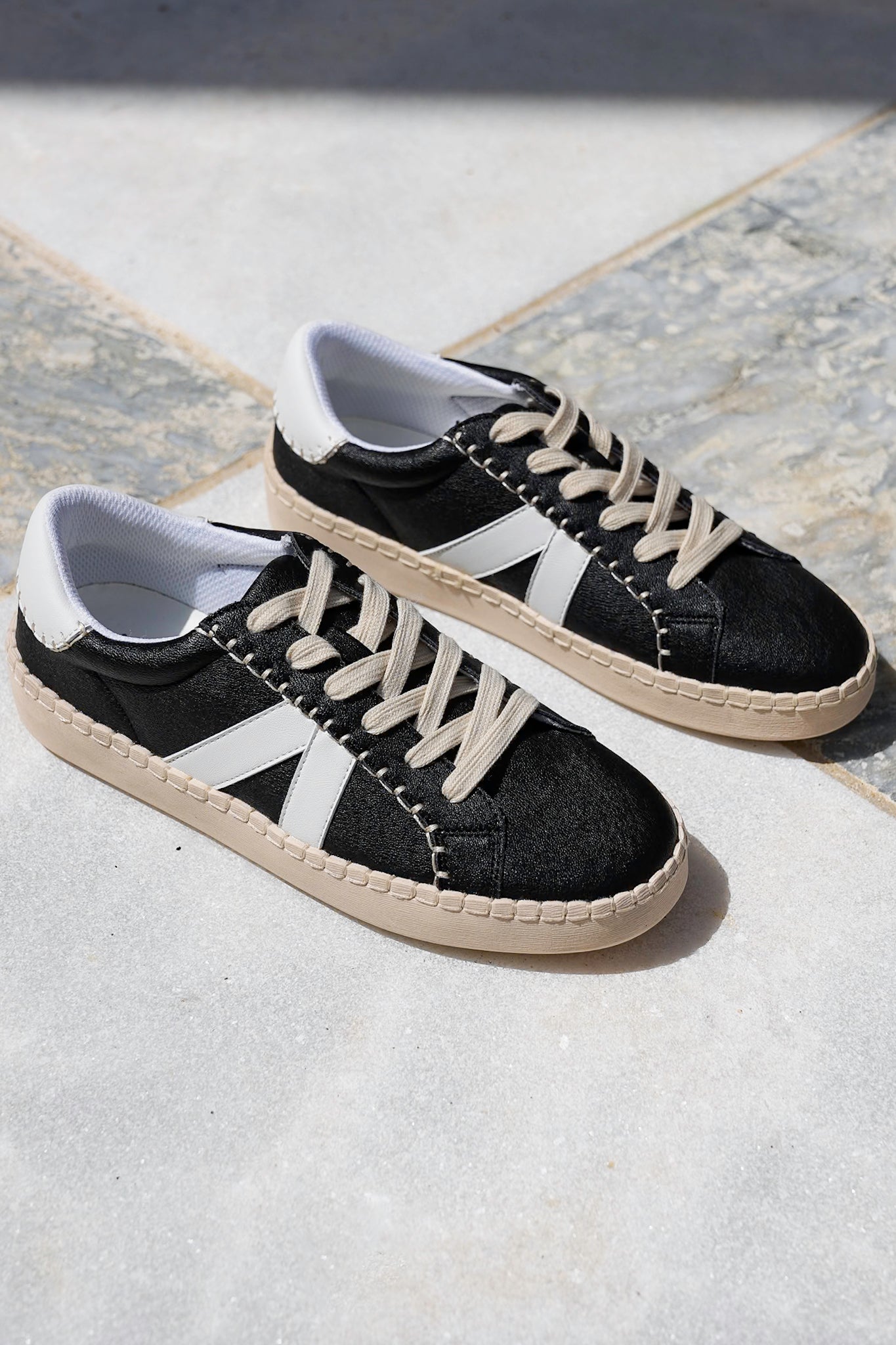 Corky's "Friendzone" Casual Lace Up Sneaker with Side Stripe