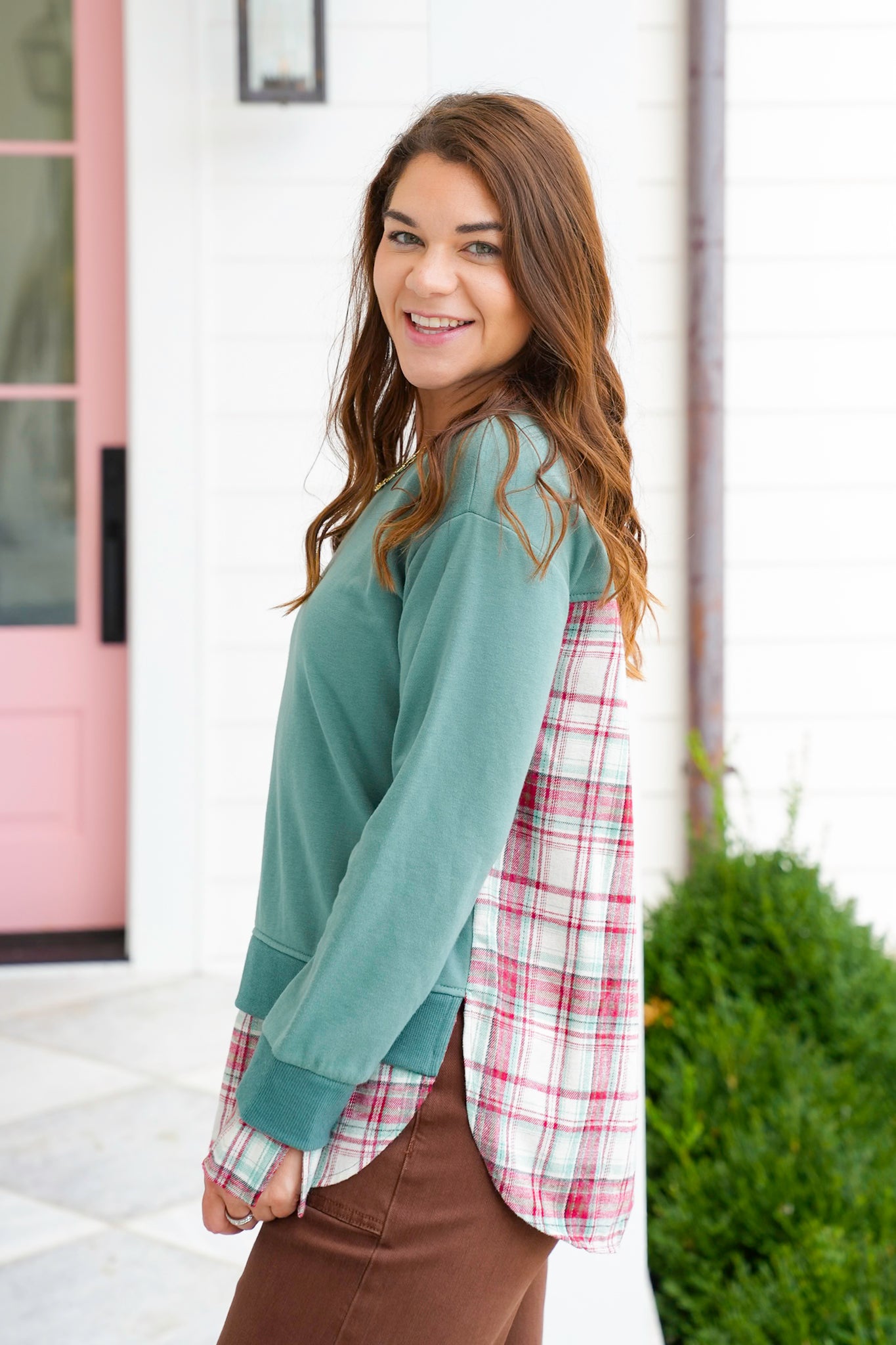 Long Sleeve Pullover Layered Top