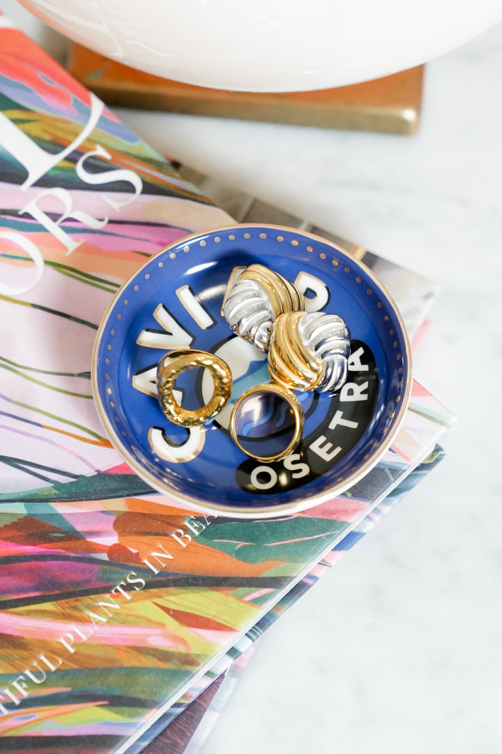 Caviar Porcelain Trinket Dish