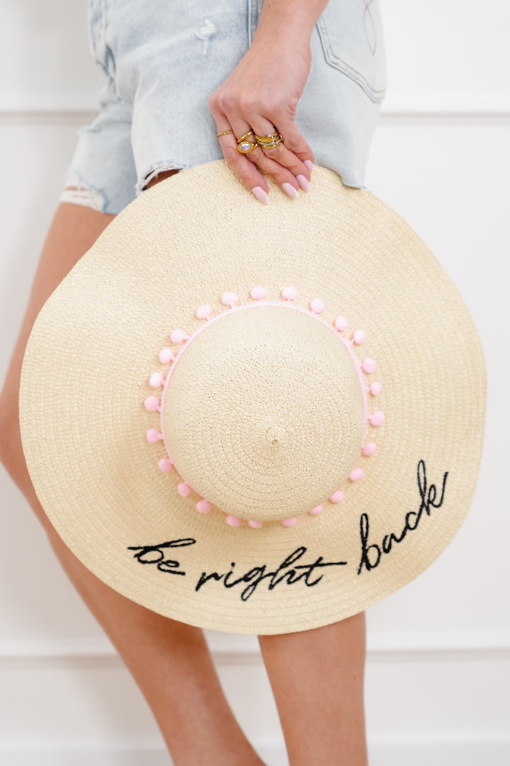 Be Right Back Beach Hat