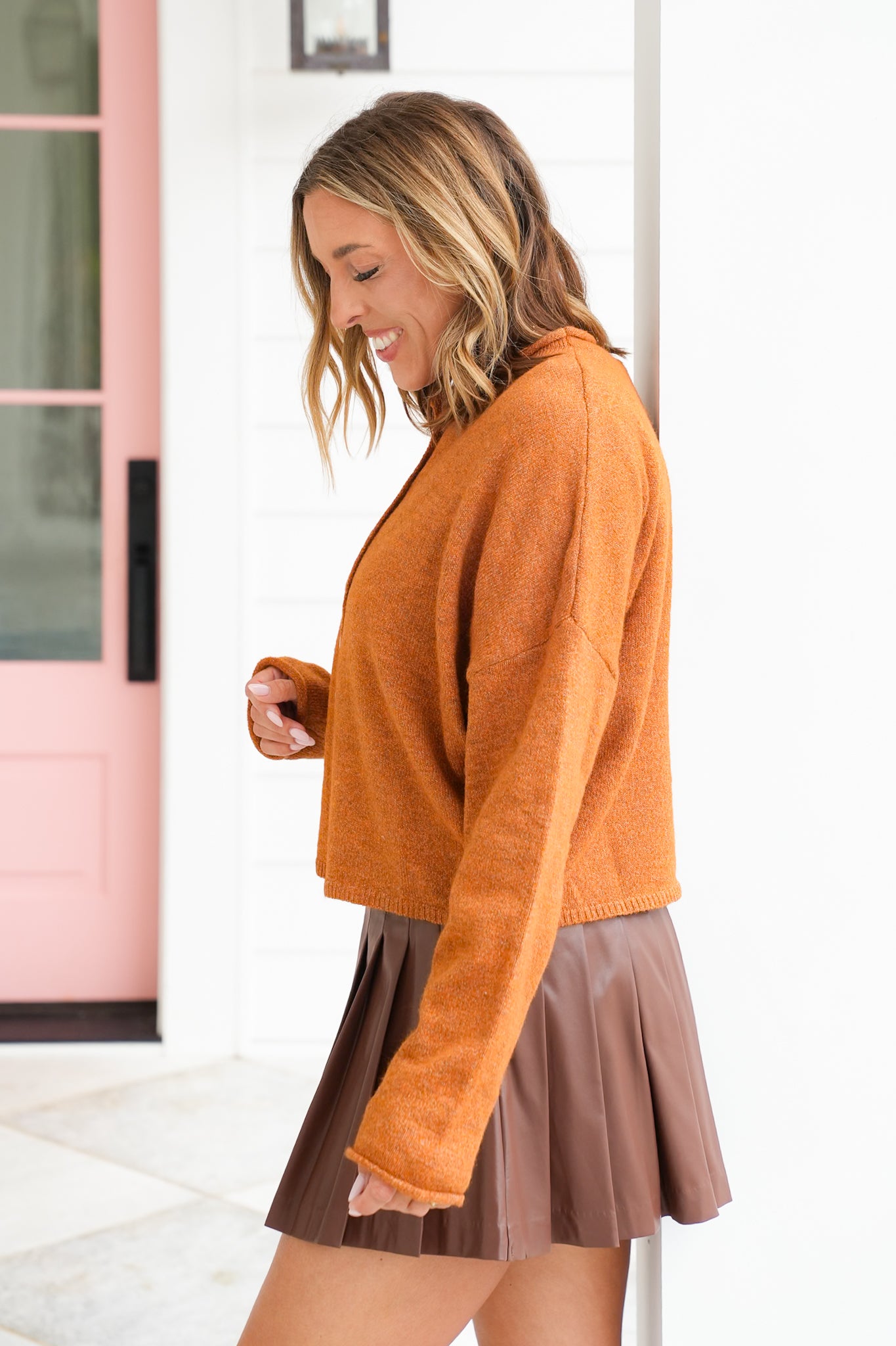 Long Sleeve Button Down Cardigan