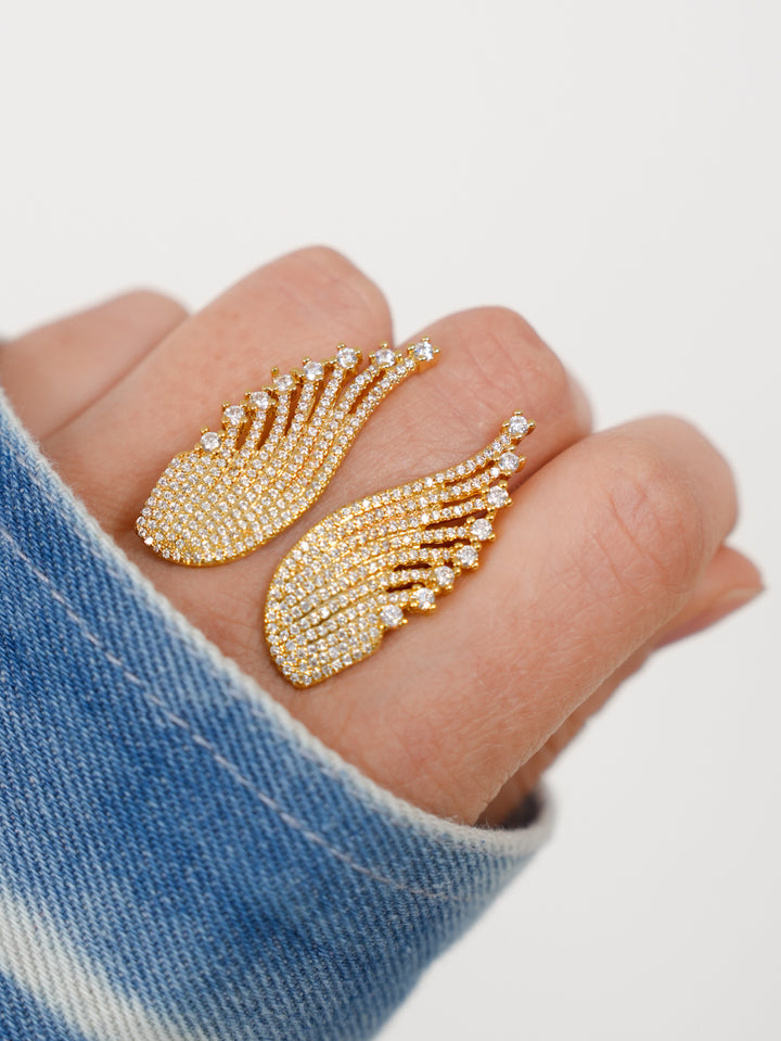 CZ Angel Wings Ring