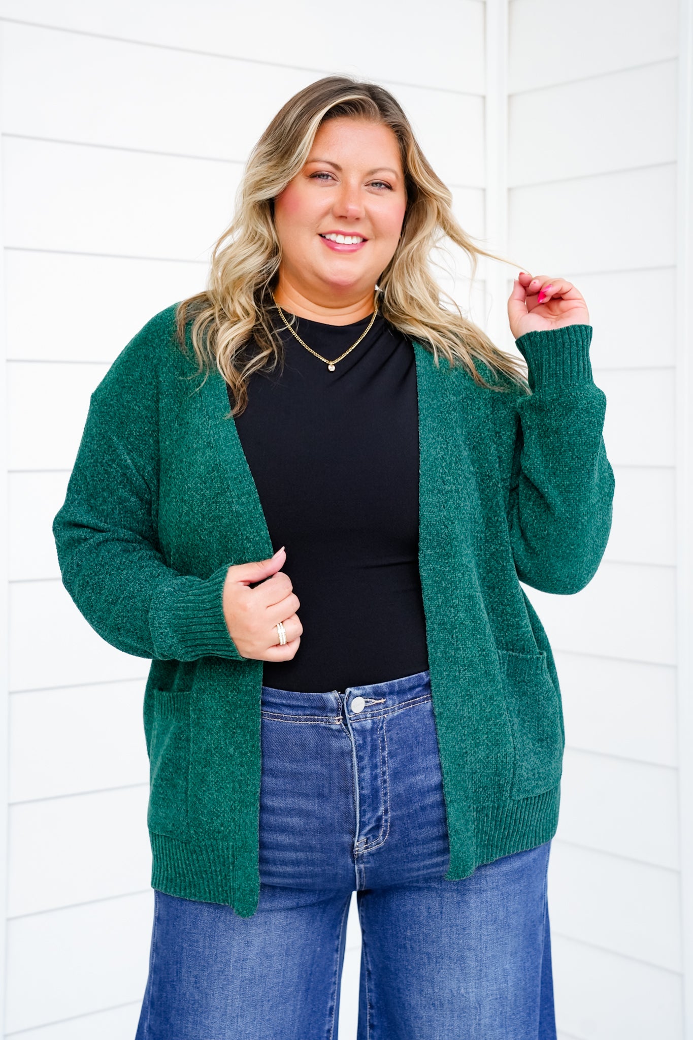 Door Buster! Zenana Melange Open Front Sweater Cardigan