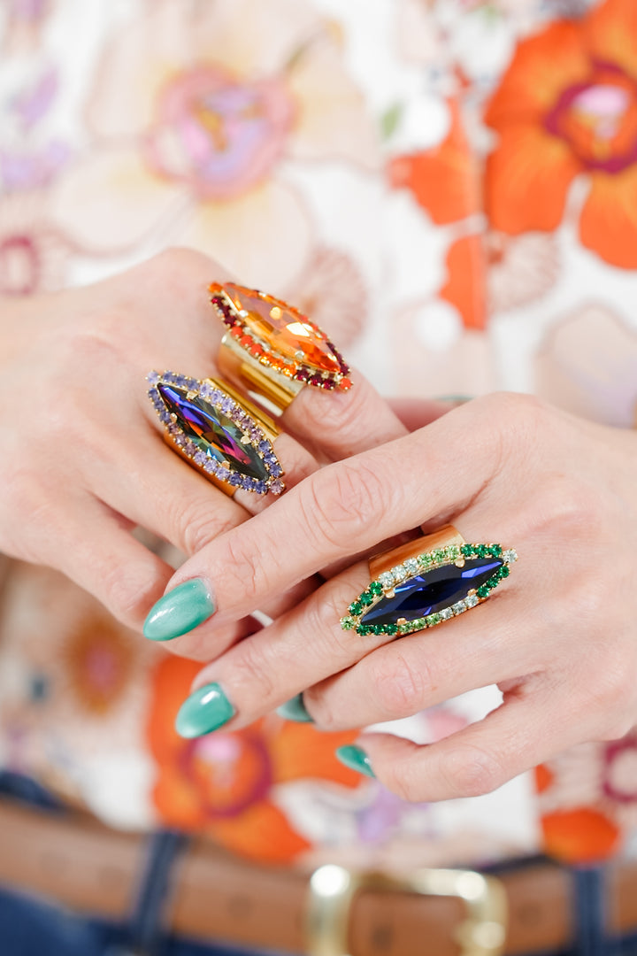 TOVA Alyssa Crystal Paved Ring