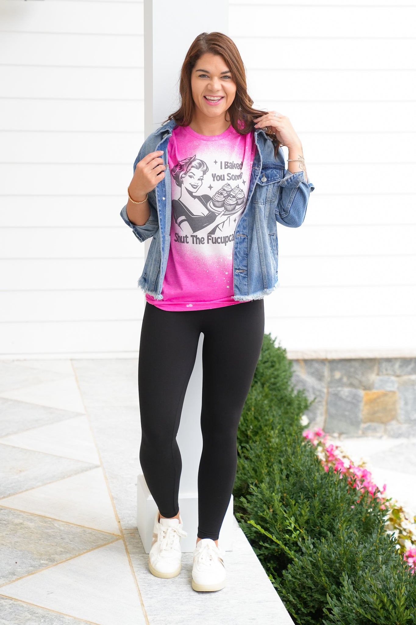 Plus/Reg Short Sleeve "Shut The Fucupcakes" Graphic Tee