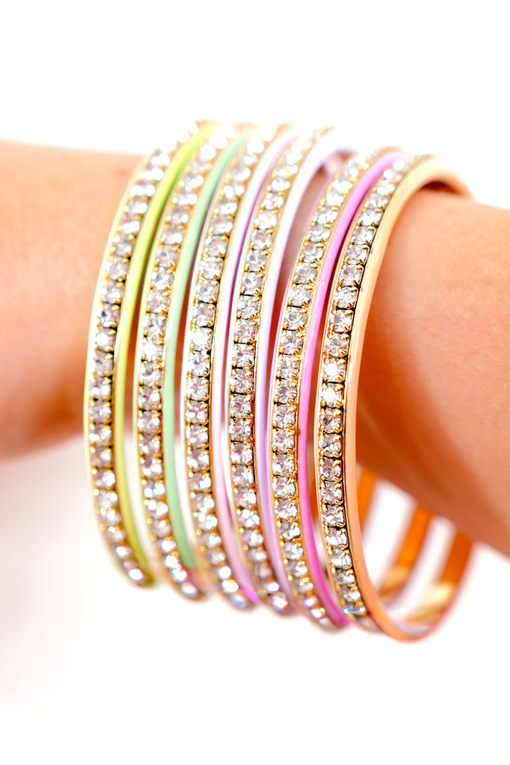 TOVA Helly Crystal Paved Bangle