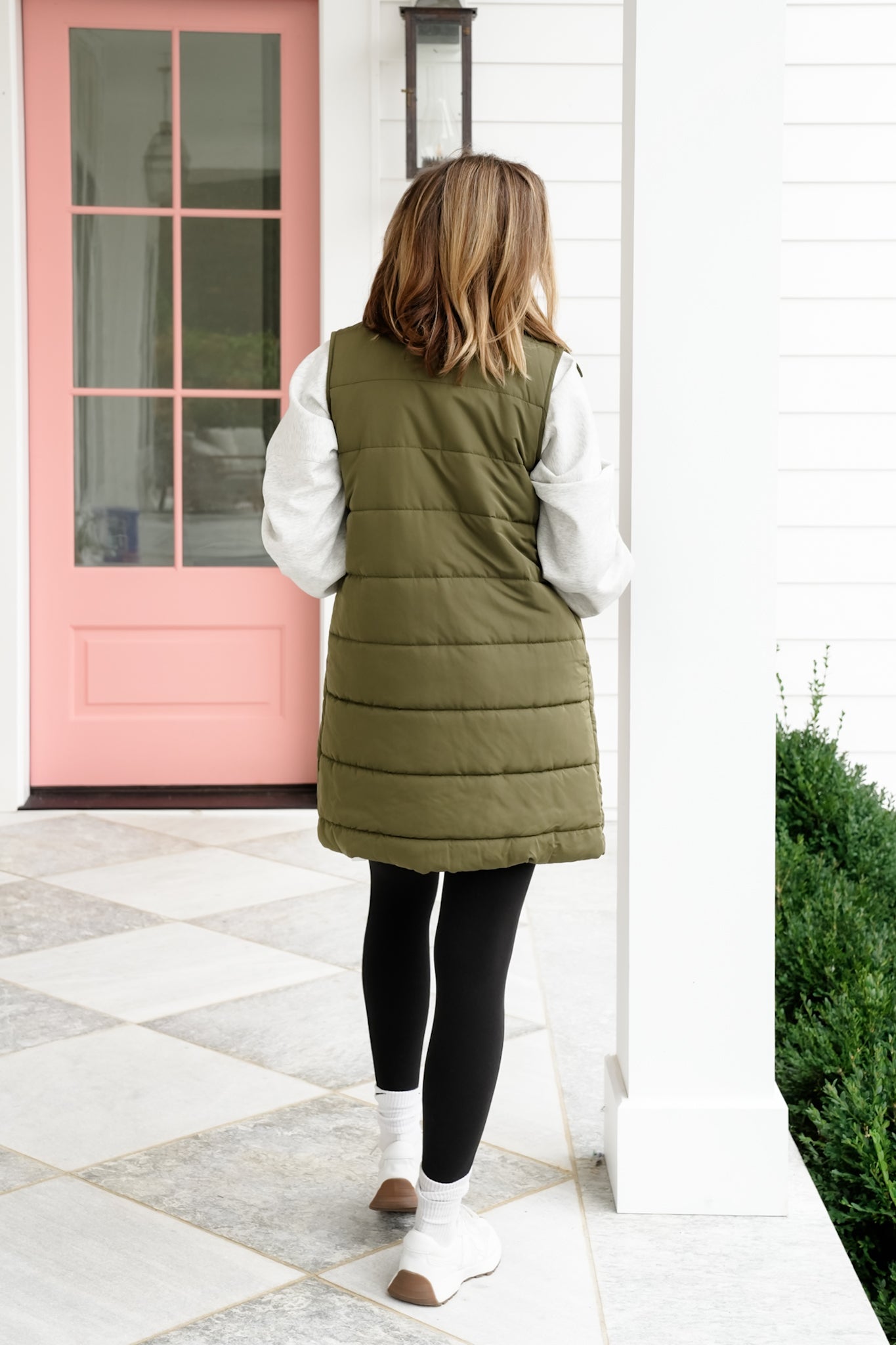 Plus/Reg Sleeveless Button Down Long Vest
