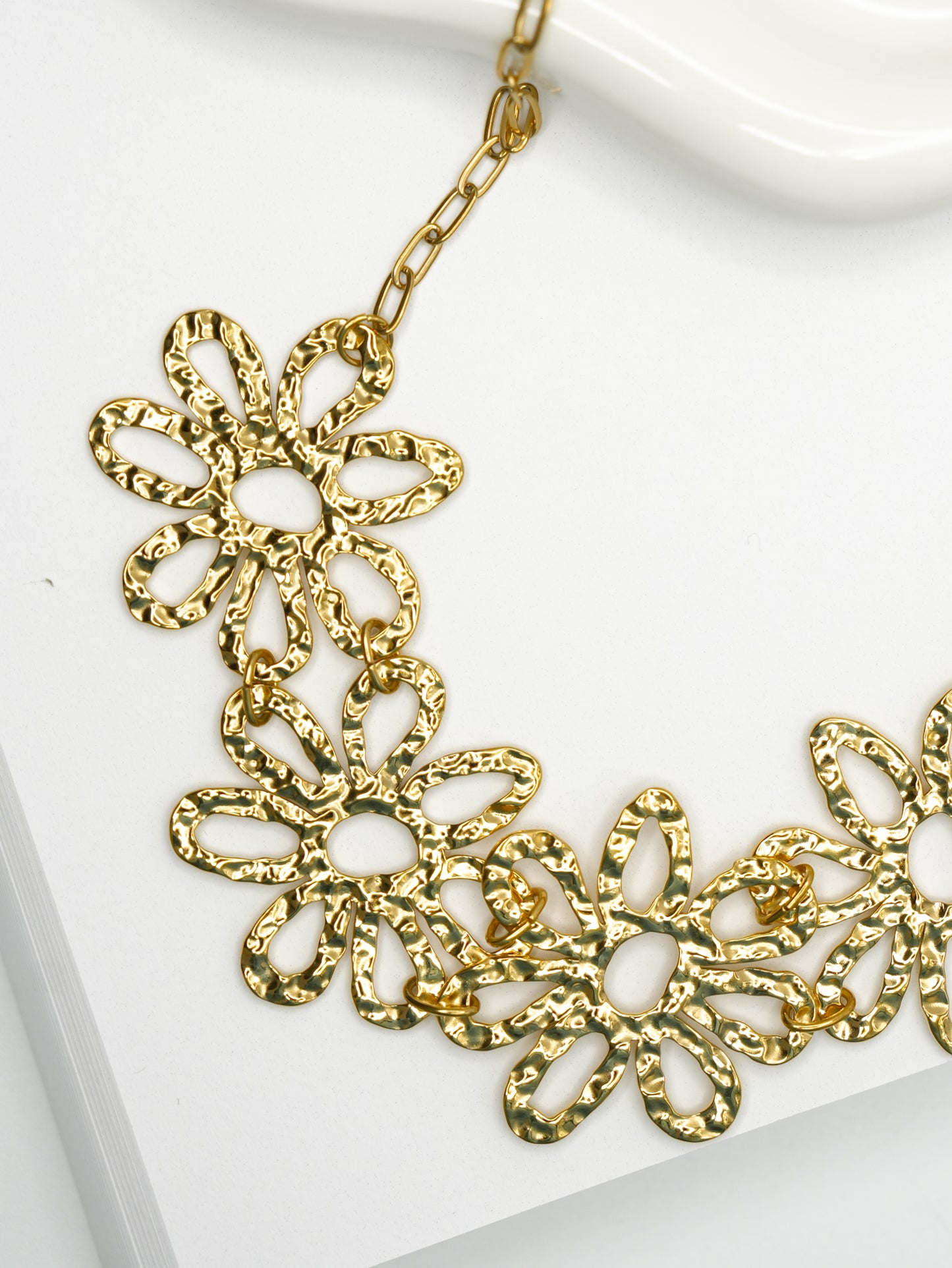 Gold Flower Necklace