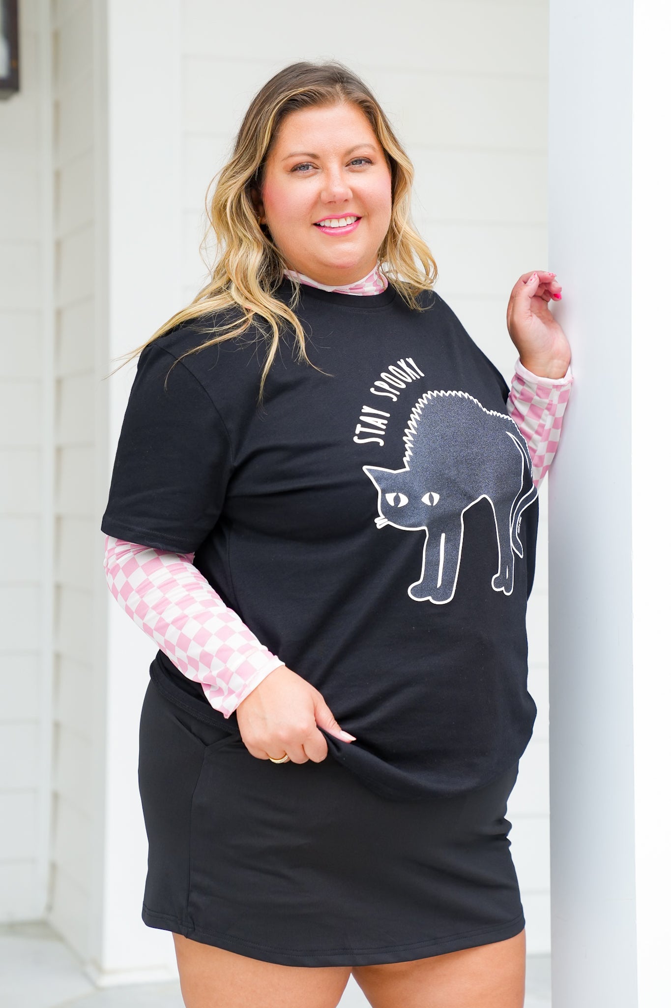 Plus/Reg Stay Spooky Tee Shirt