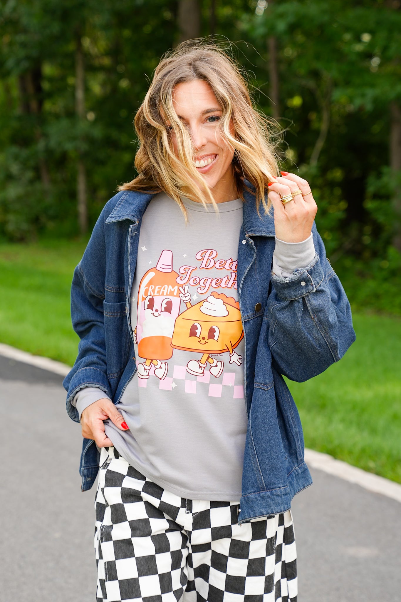 Plus/Reg Better Together Long Sleeve Sweatshirt