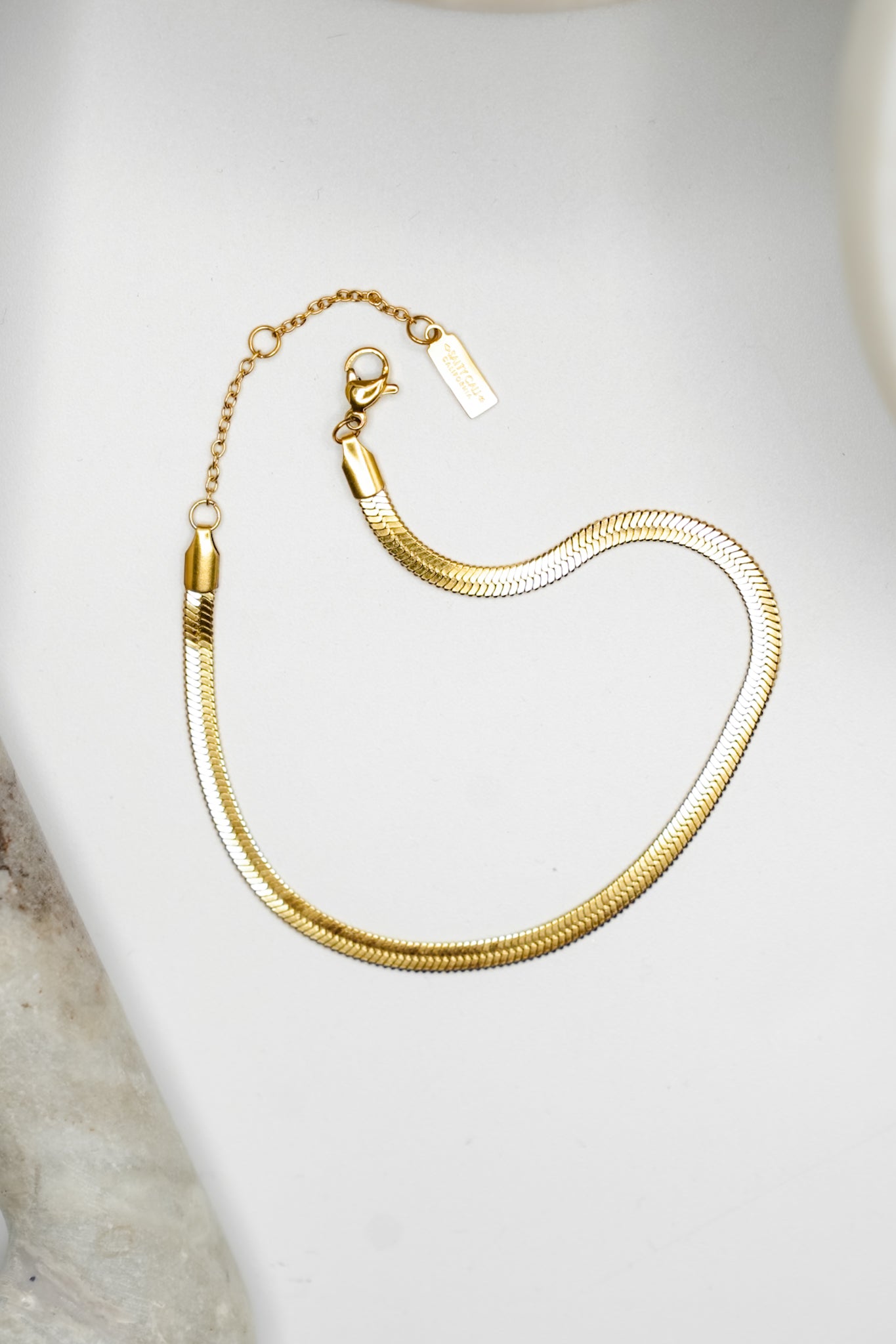 Salty Cali Herringbone Anklet