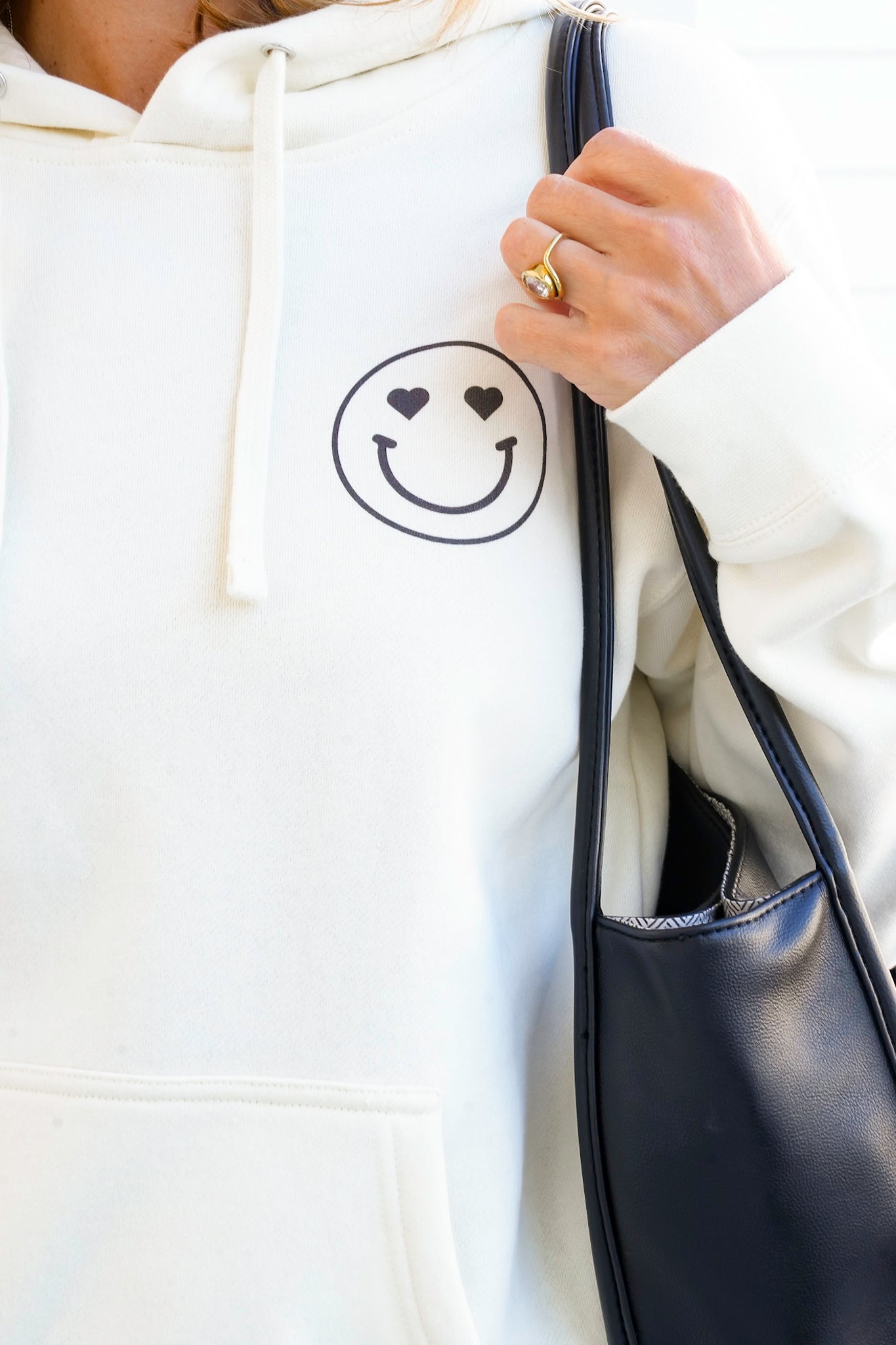 Plus/Reg Long Sleeve "What Makes You Happy" Hoodie Graphic Sweatshirt