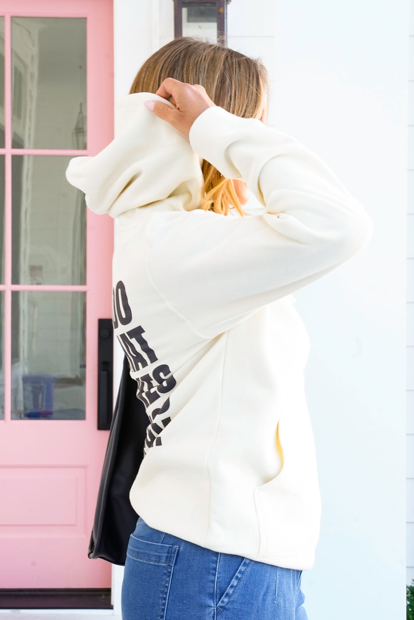 Plus/Reg Long Sleeve "What Makes You Happy" Hoodie Graphic Sweatshirt