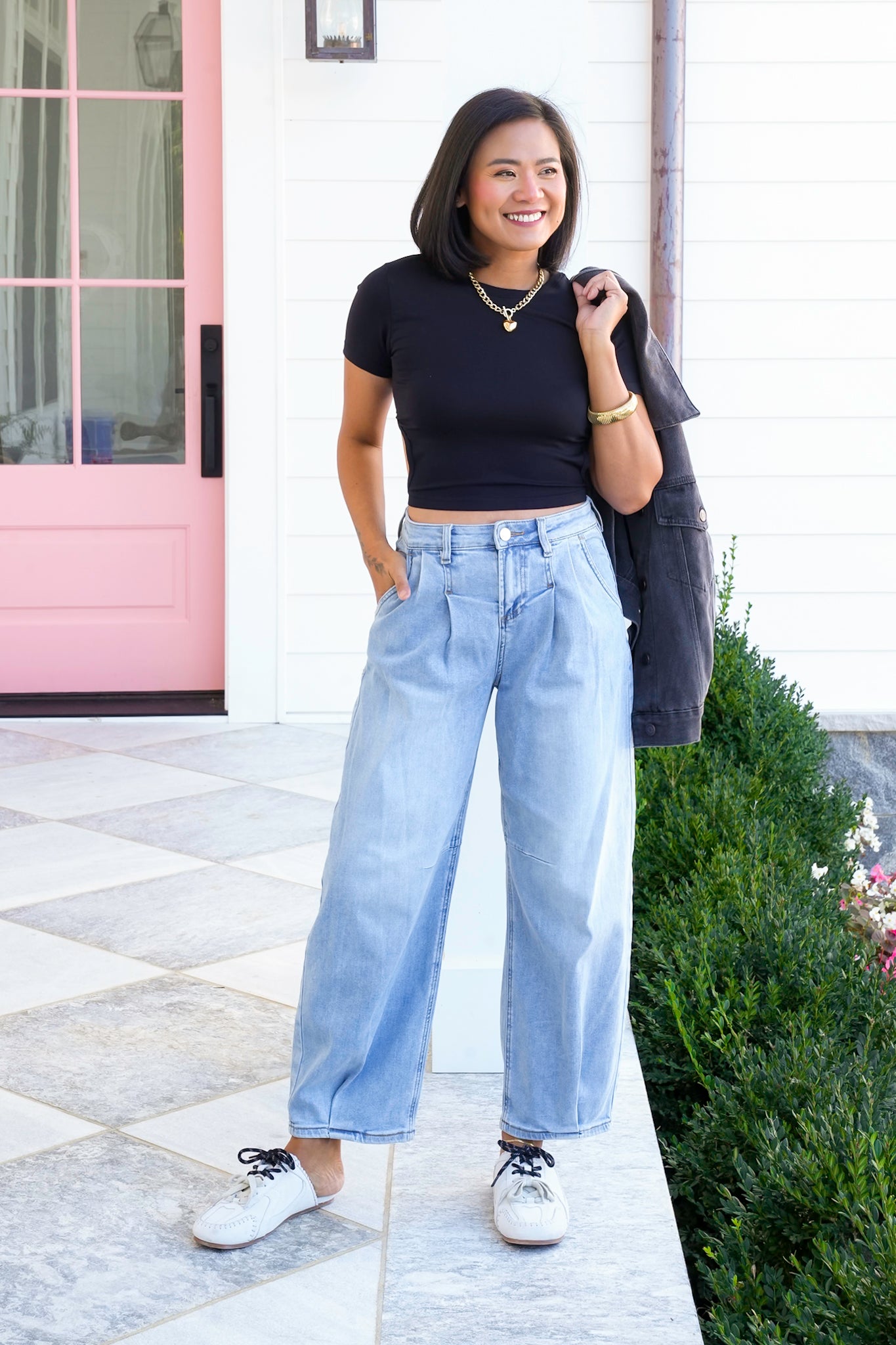 Short Sleeve Open Back Crop Top
