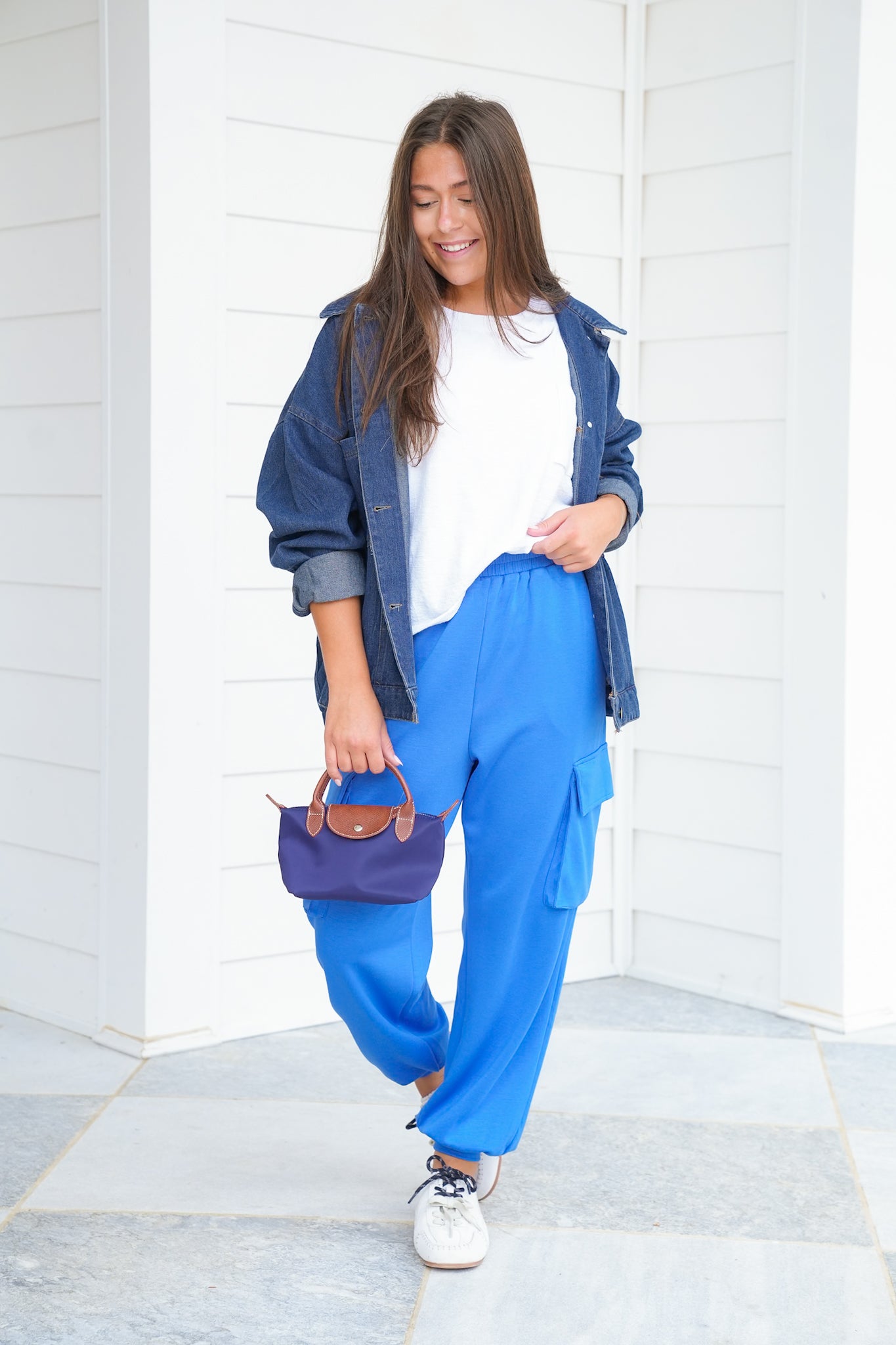 Solid Knit High Waist Joggers